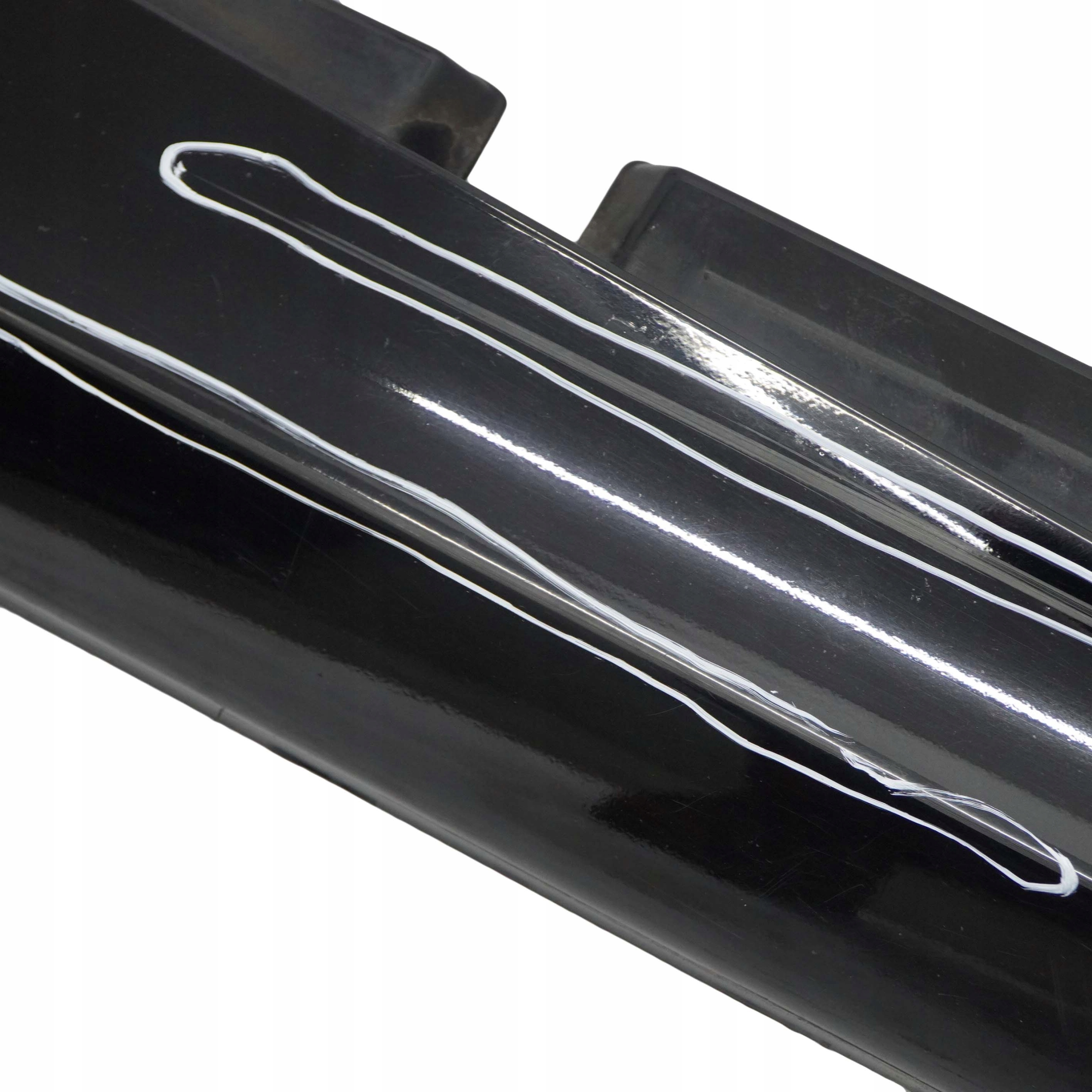 BMW E87 LCI Bas de Porte Couverture Seuil Droite Noir -