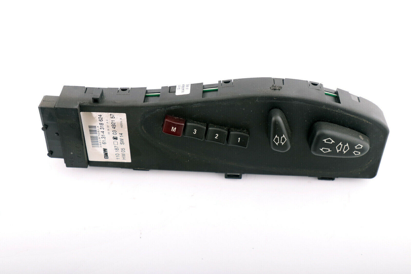 BMW X5 Series E53 Actuation Unit Panel Seat Switch Front Right O/S