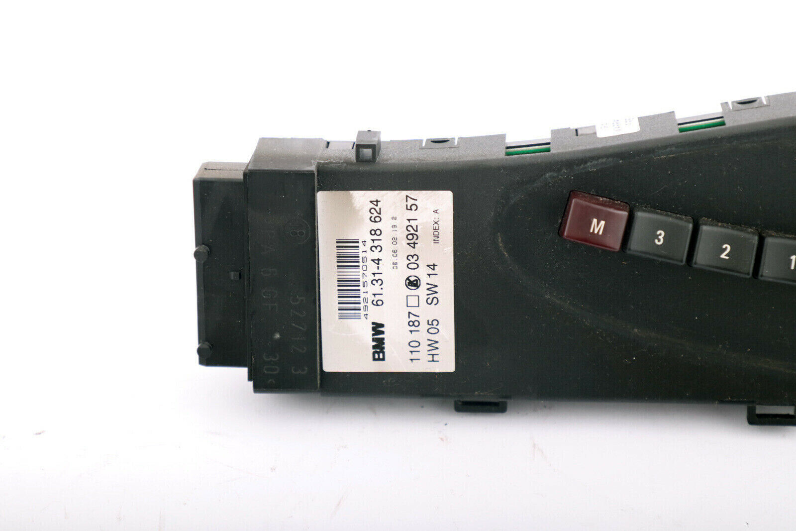 BMW X5 Series E53 Actuation Unit Panel Seat Switch Front Right O/S