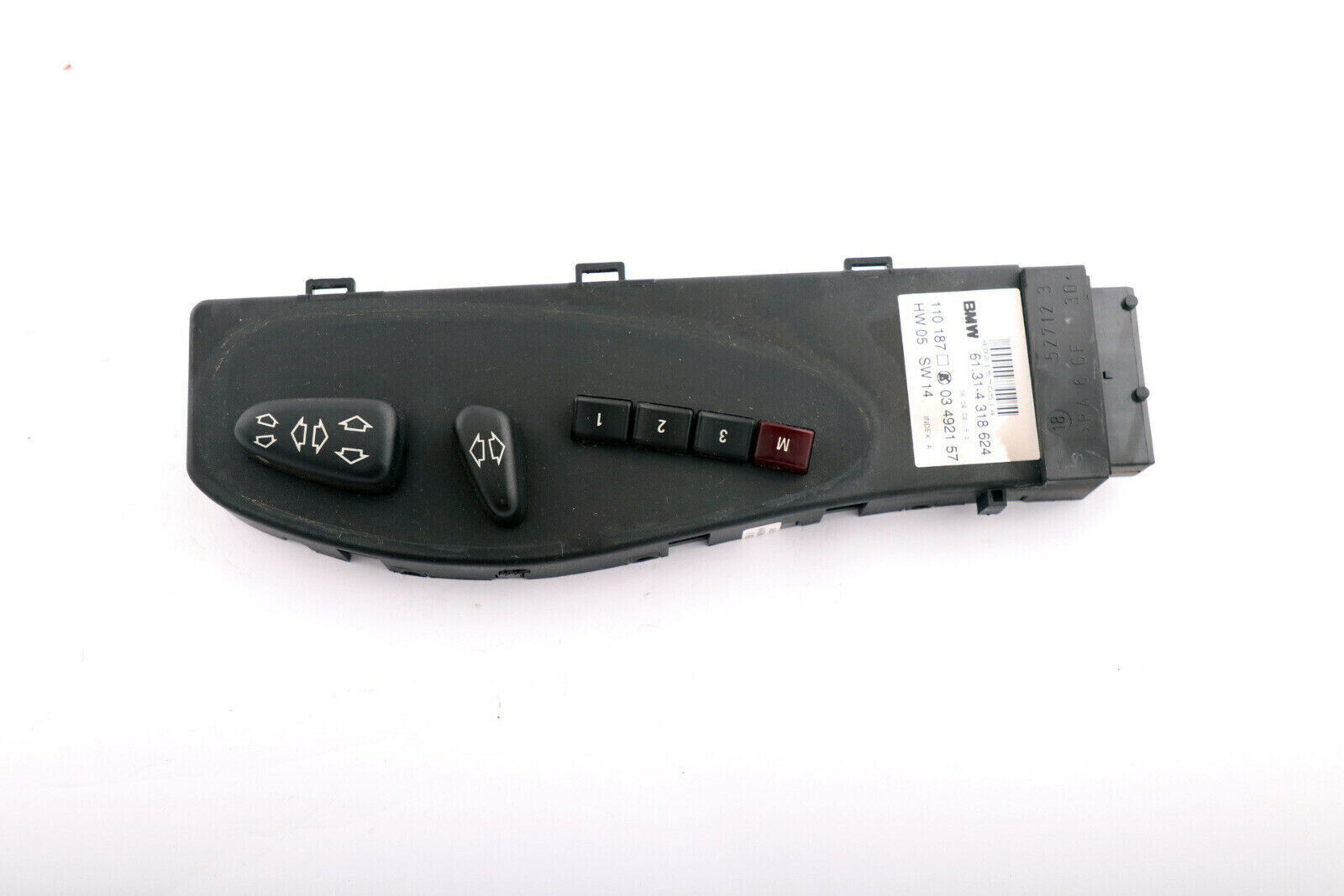 BMW X5 Series E53 Actuation Unit Panel Seat Switch Front Right O/S