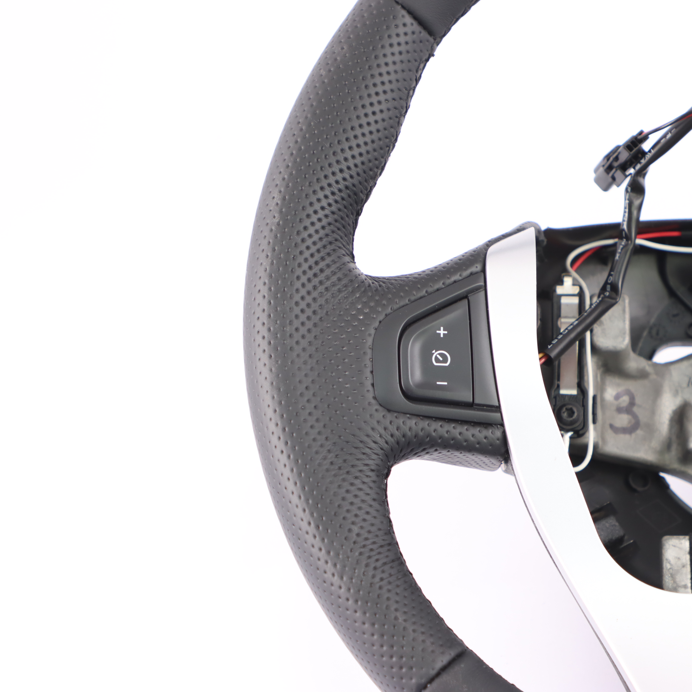 Renault Laguna 3 NEW Black Leather Steering Wheel Multifunction 484300005R