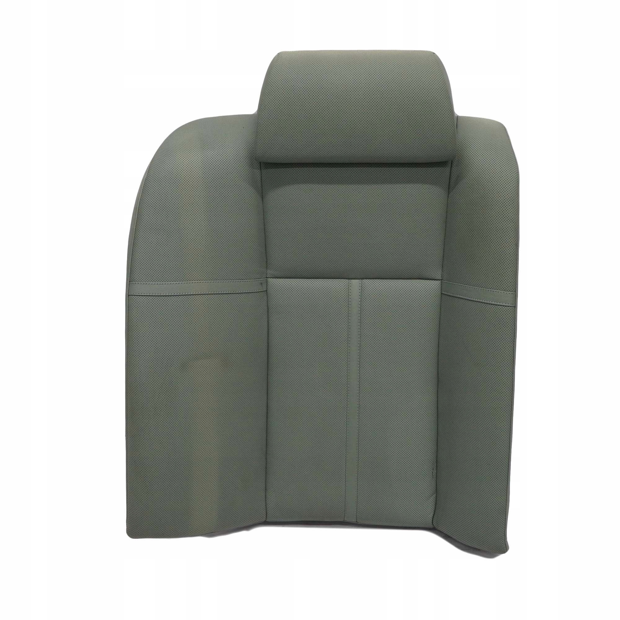 BMW 7 E65 E66 Rear Seat Right O/S Backrest Cover Climate Leather Nasca Green