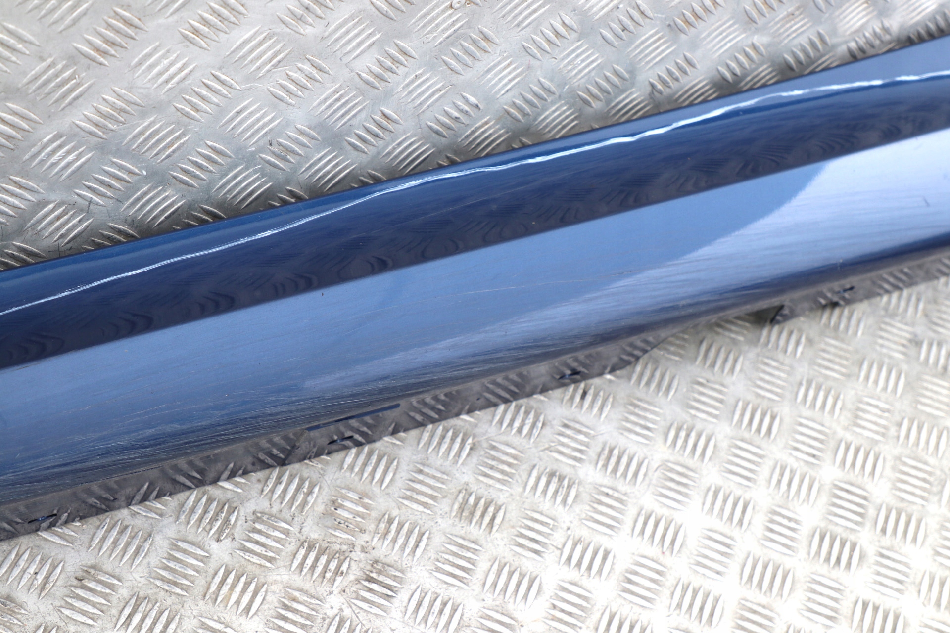 BMW 3 E90 E91 M Sport Bas de Porte Couverture Seuil a Gauche Du Mans Bleu -