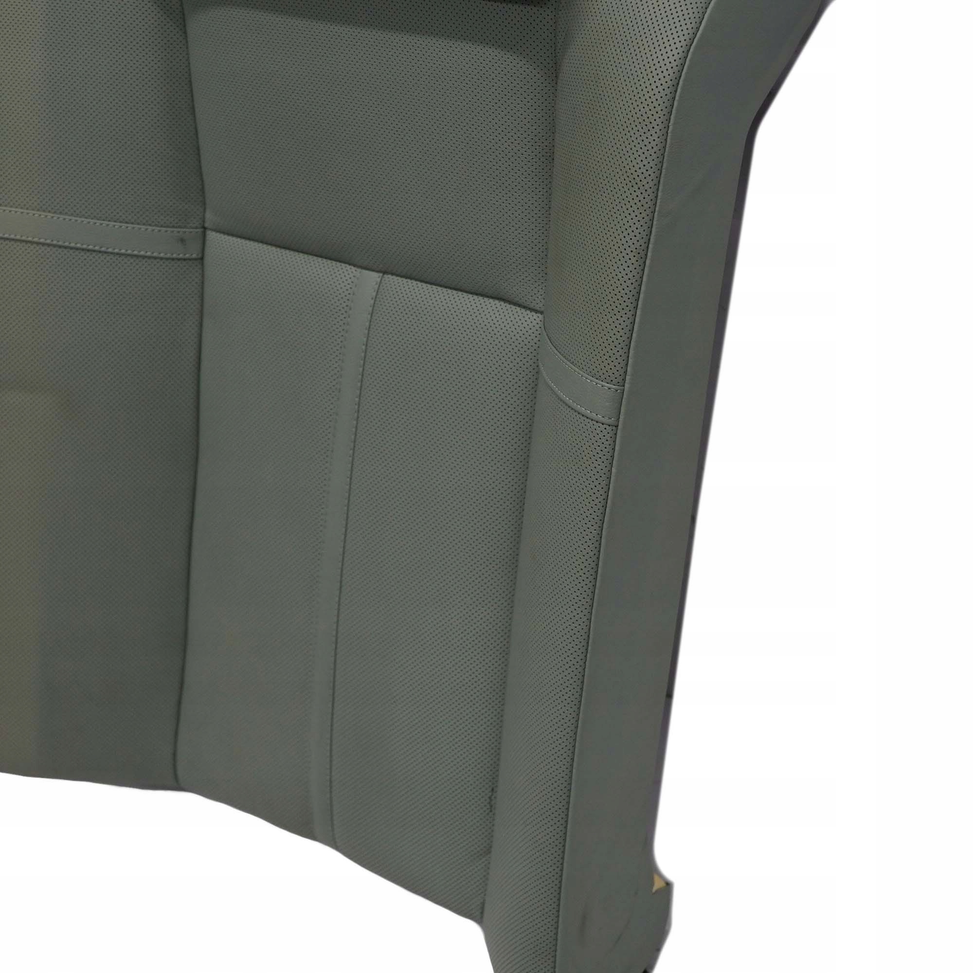 BMW 7 E65 E66 Rear Seat Right O/S Backrest Cover Climate Leather Nasca Green