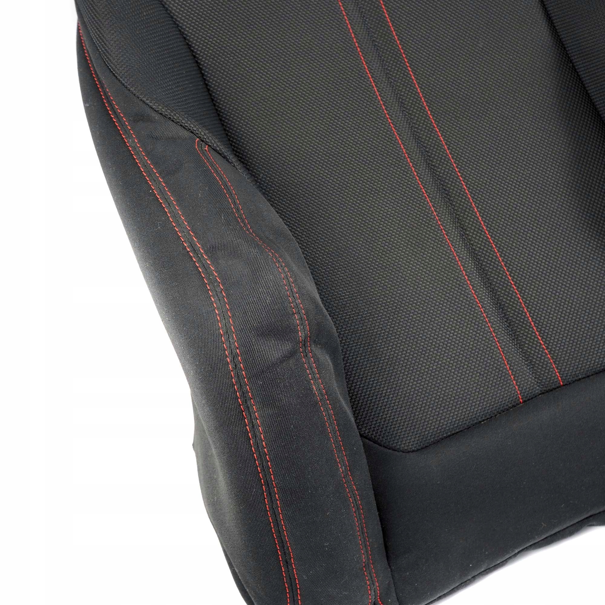 BMW F20 F30 LCI Front Right Sport Seat O/S Backrest Cover Cloth Anthracite Red