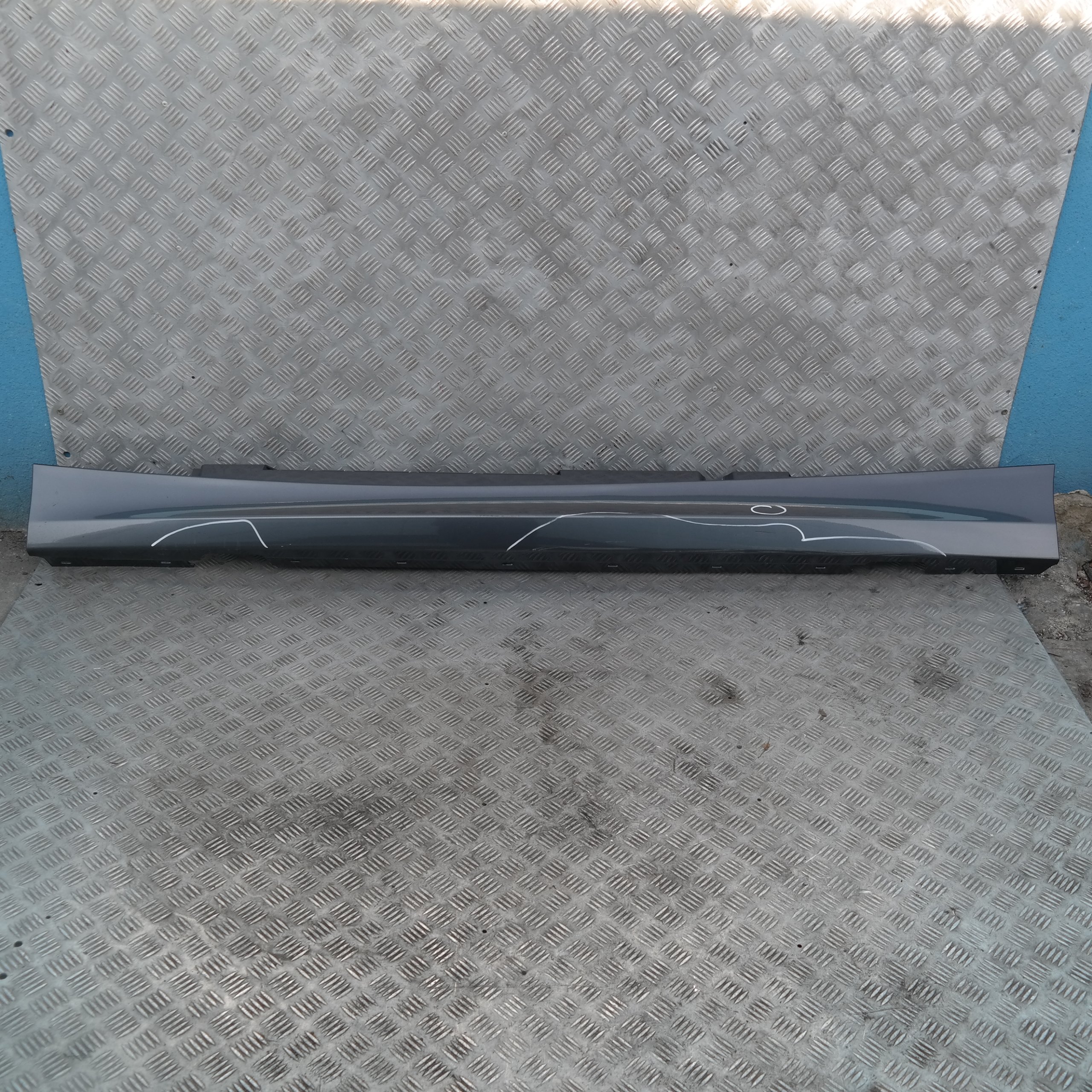 BMW E87 LCI Bas de Porte Couverture Seuil A Gauche Mousseux de Graphite