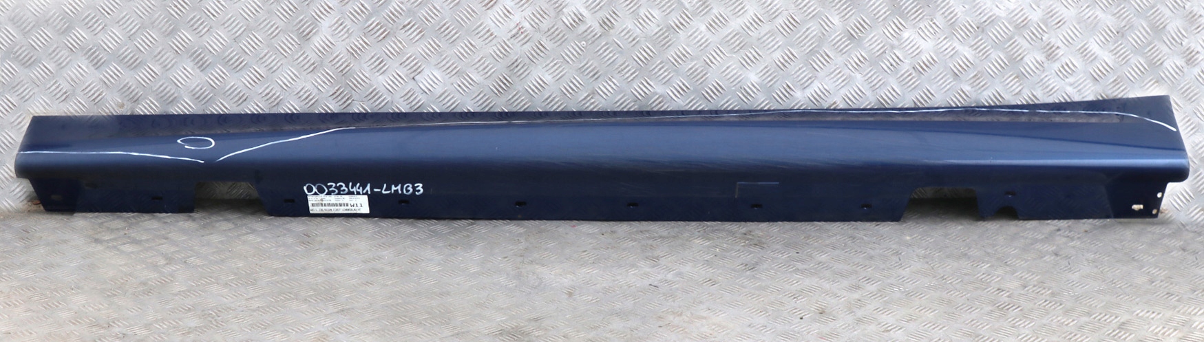 BMW 3 E90 E91 M Sport Bas de Porte Couverture Seuil a Gauche Du Mans Bleu -