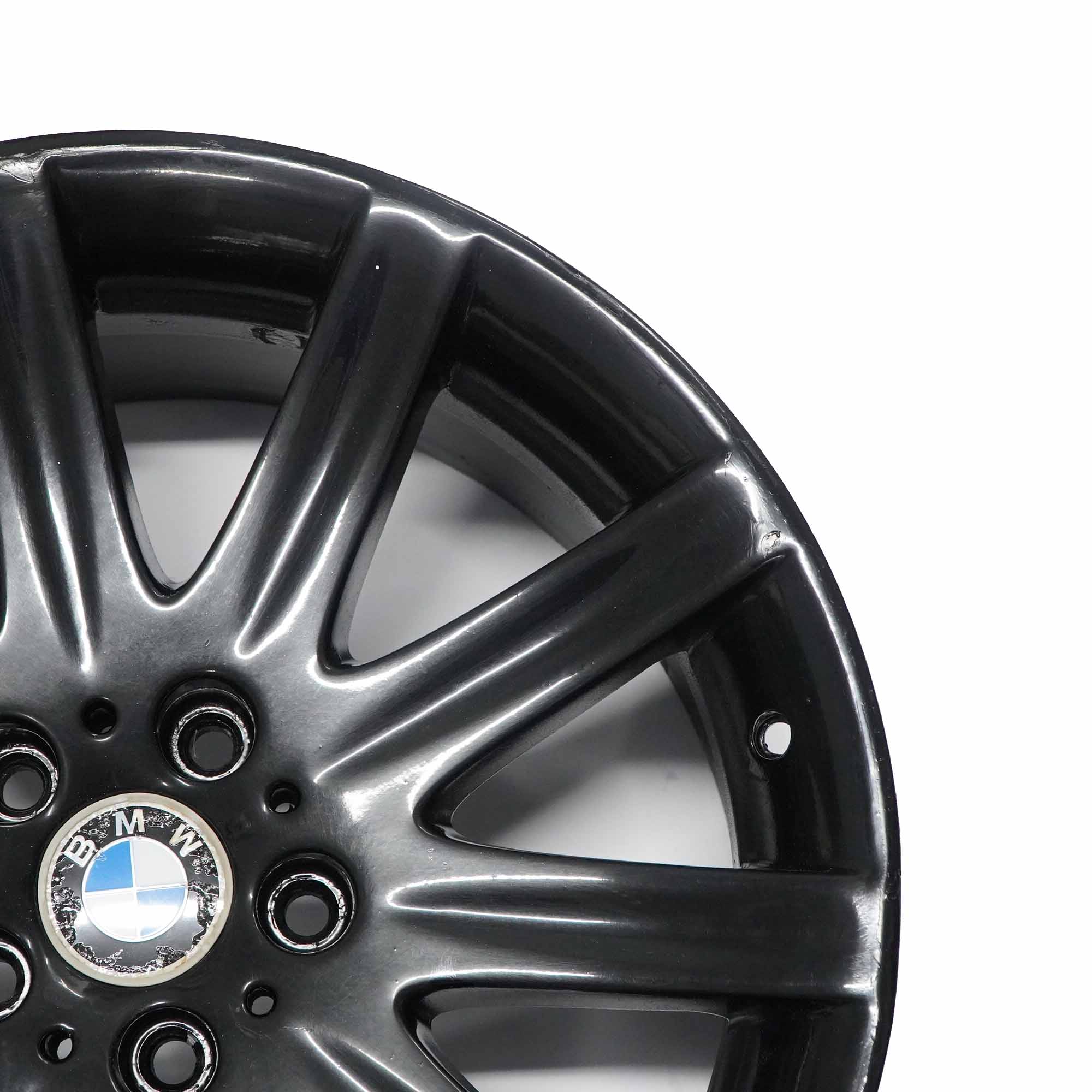 BMW E65 Avant Jante Alliage 19" Noir Roue Rayons en etoile 95 ET:24 9J