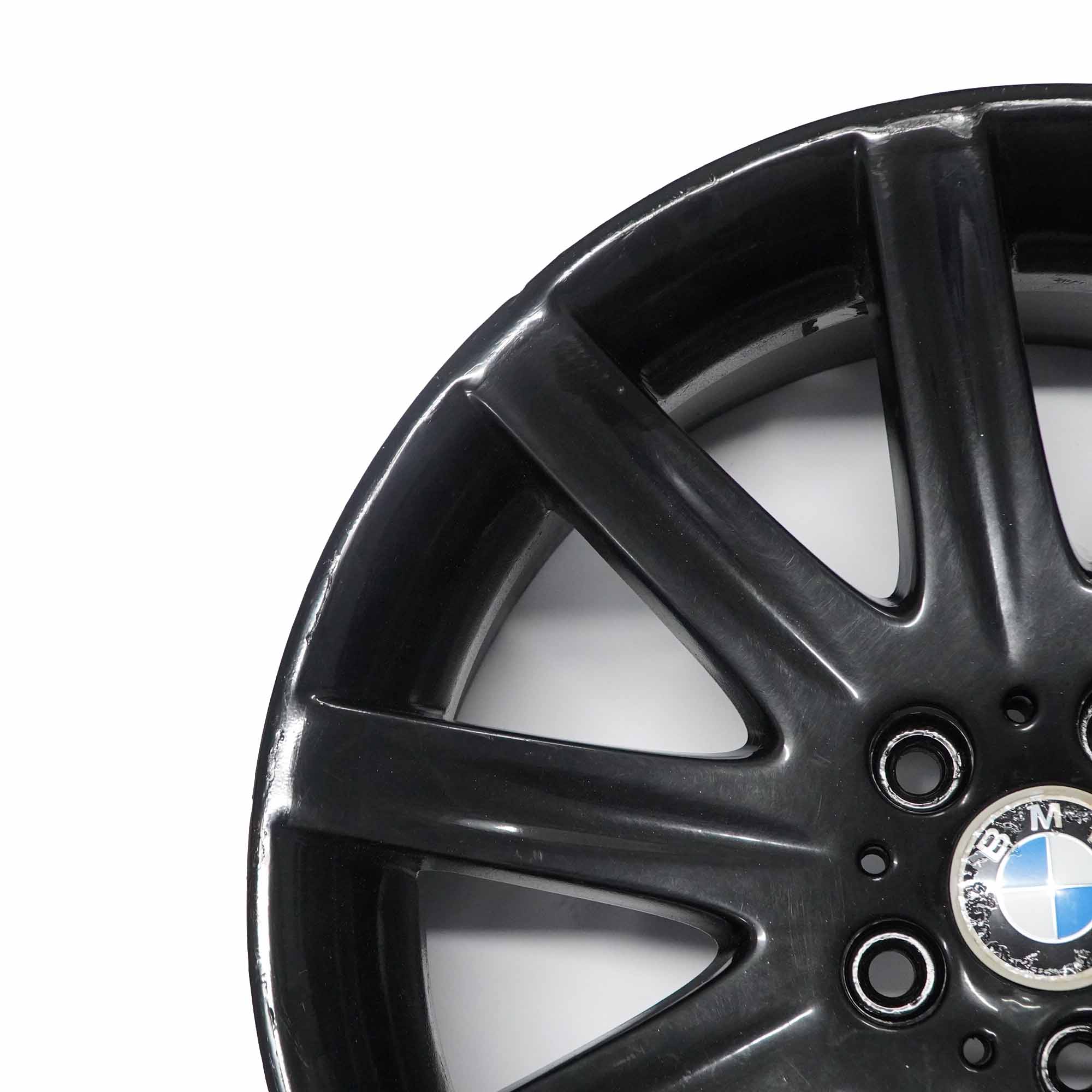 BMW E65 Avant Jante Alliage 19" Noir Roue Rayons en etoile 95 ET:24 9J