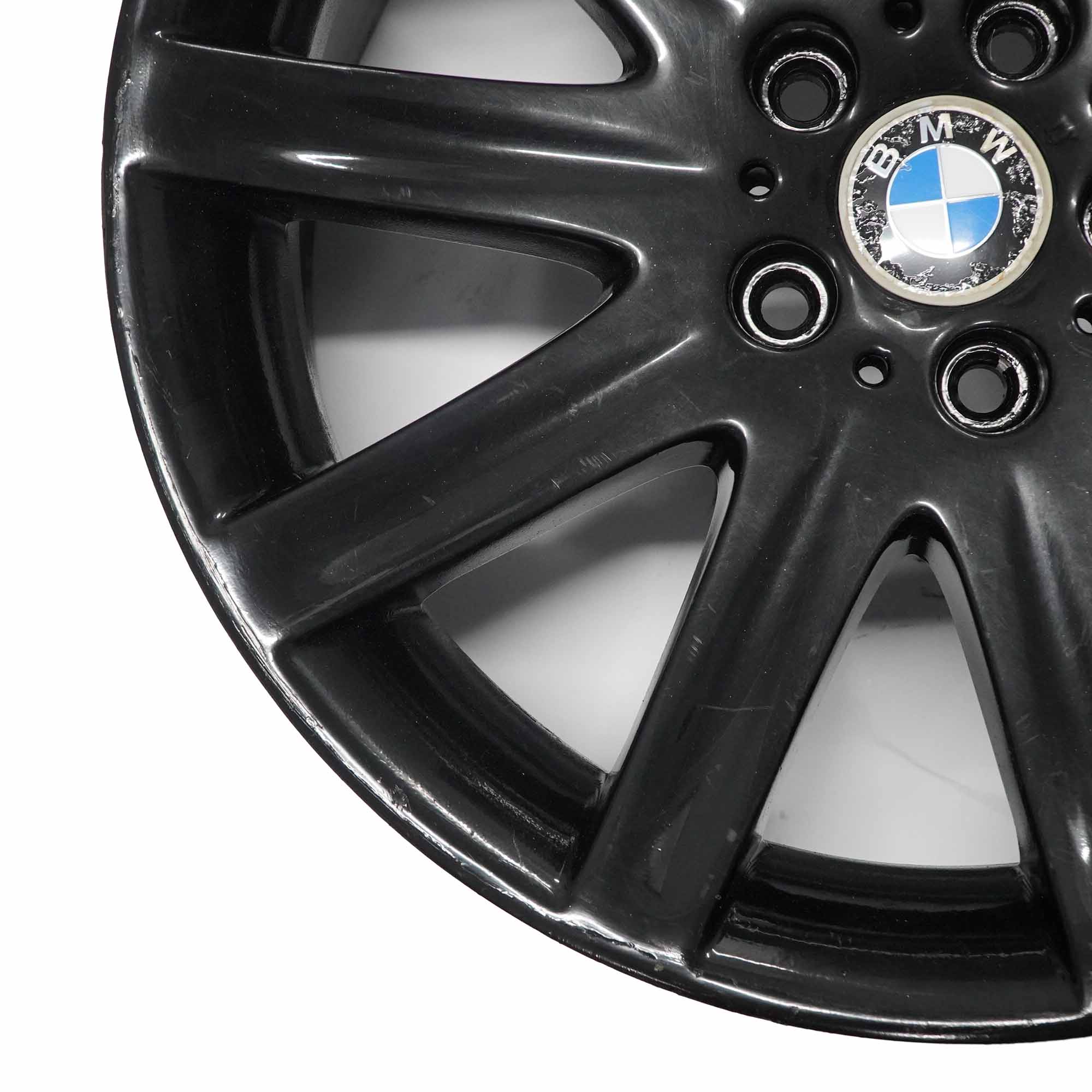 BMW E65 Avant Jante Alliage 19" Noir Roue Rayons en etoile 95 ET:24 9J