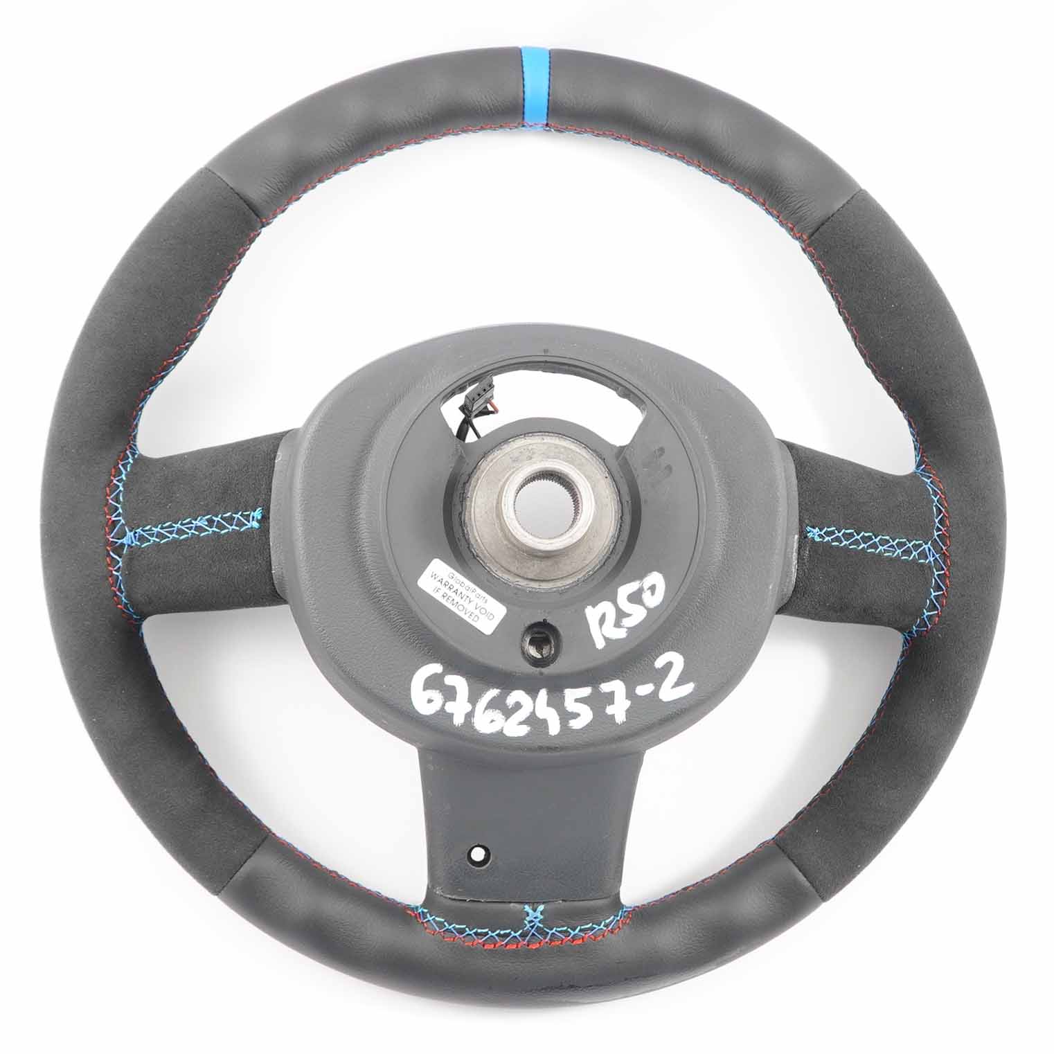 Mini Cooper R50 R52 NEW Black Leather / Alcantara Sport Steering Wheel 6762457