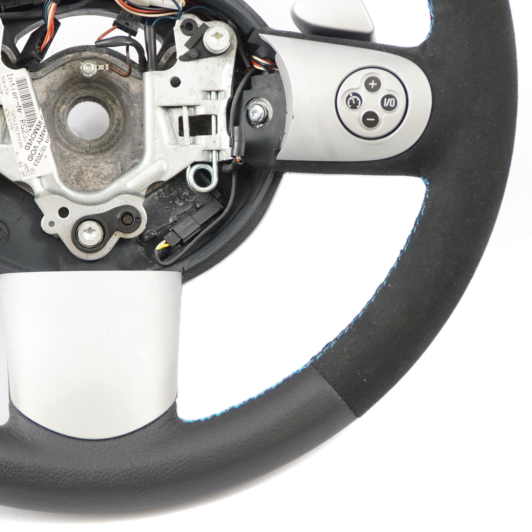 Mini R50 R53 NEW Black Leather Sport Steering Wheel Steptronic Multifunction 