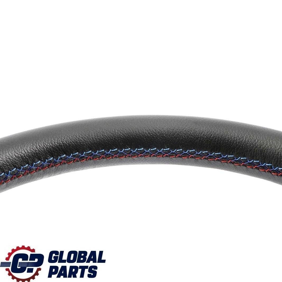 BMW 5 Series E60 E61 Black New Leather Steering Wheel M-tricolored