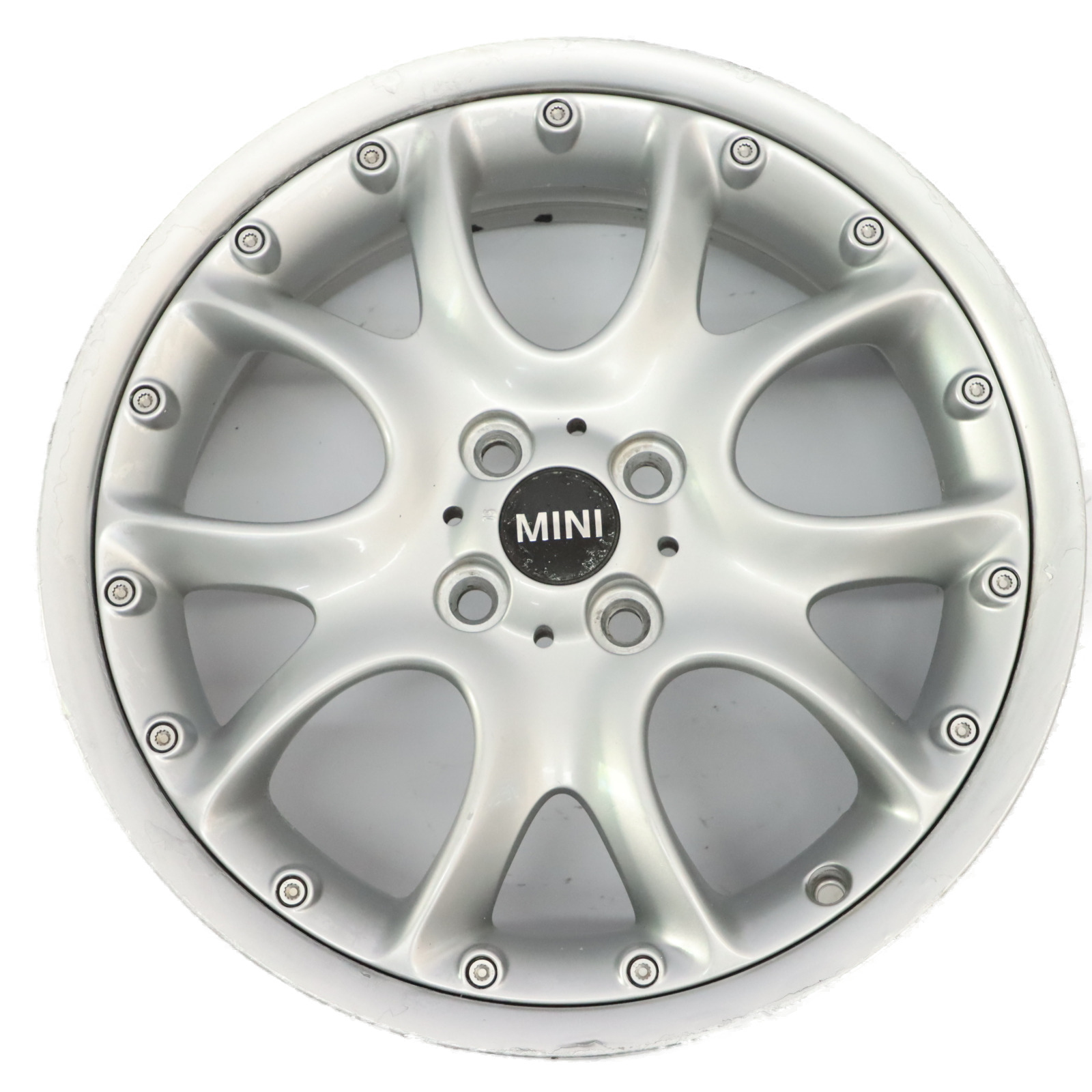 Mini Cooper R50 R53 R56 Argent Jantes Alu 7J Et : 48 17 " Web Spoke Composite 98