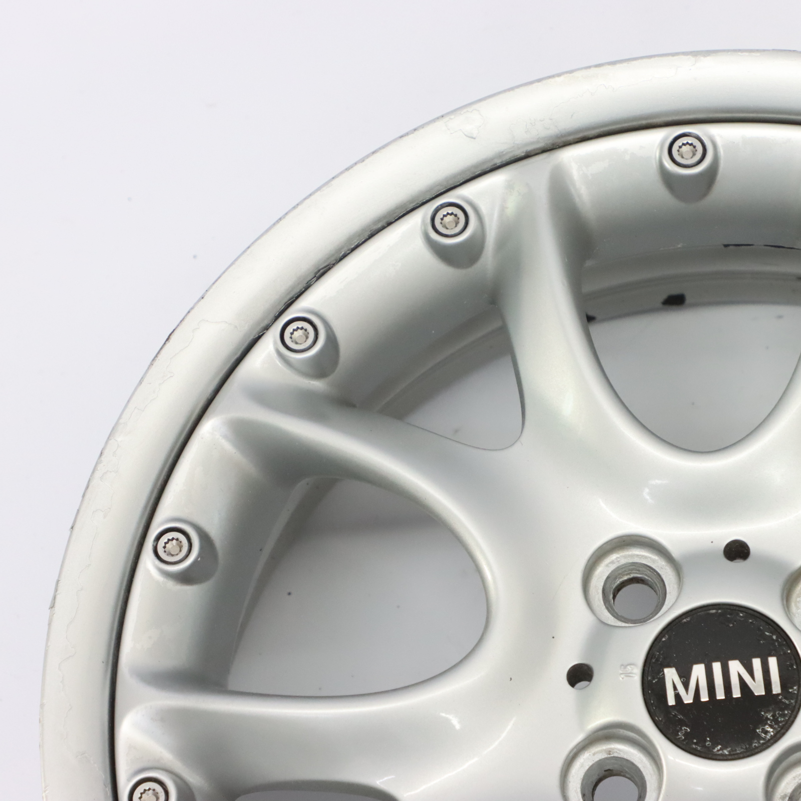 Mini Cooper R50 R53 R56 Argent Jantes Alu 7J Et : 48 17 " Web Spoke Composite 98