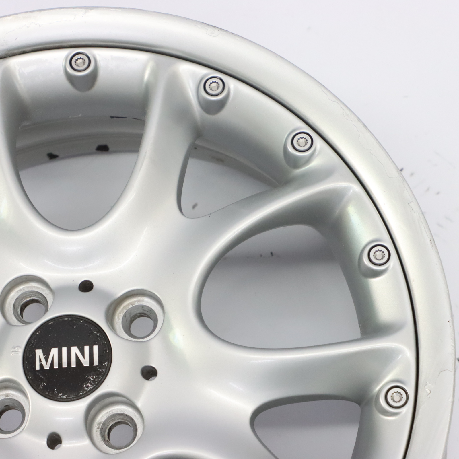 Mini Cooper R50 R53 R56 Argent Jantes Alu 7J Et : 48 17 " Web Spoke Composite 98