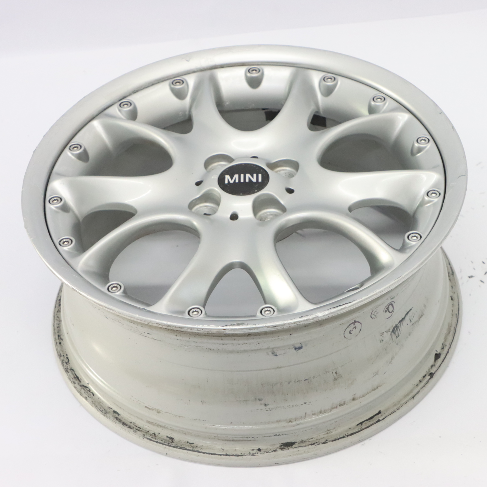 Mini Cooper R50 R53 R56 Argent Jantes Alu 7J Et : 48 17 " Web Spoke Composite 98