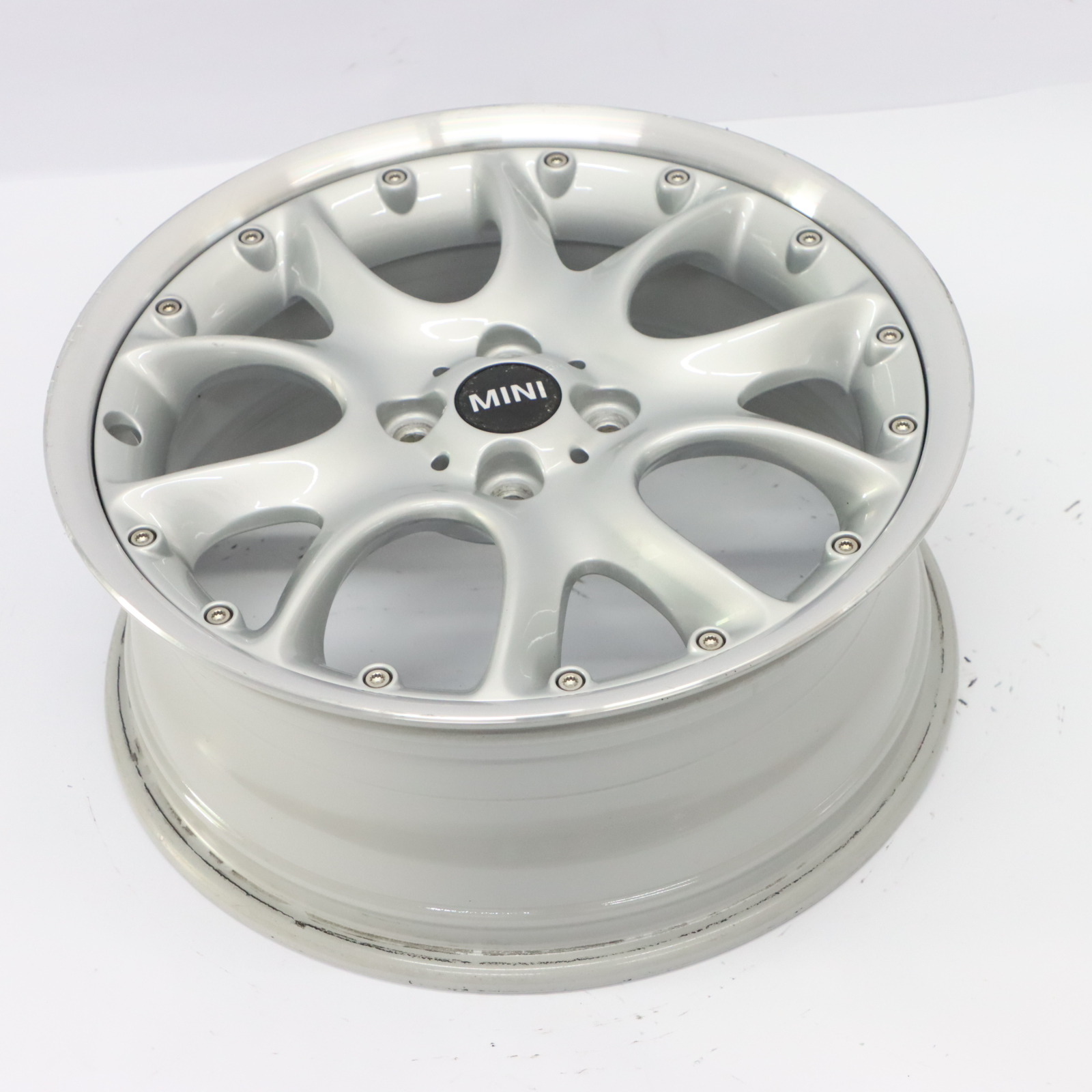 Mini Cooper R50 R53 R56 Argent Jante 7J 17" ET:48 Web Spoke Composite 98