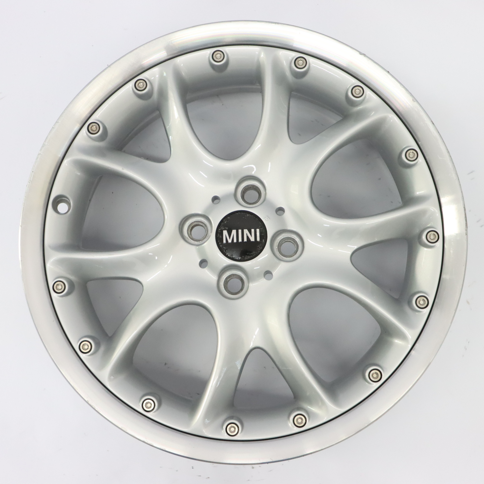 Mini Cooper R50 R53 R56 Argent Jante 7J 17" ET:48 Web Spoke Composite 98