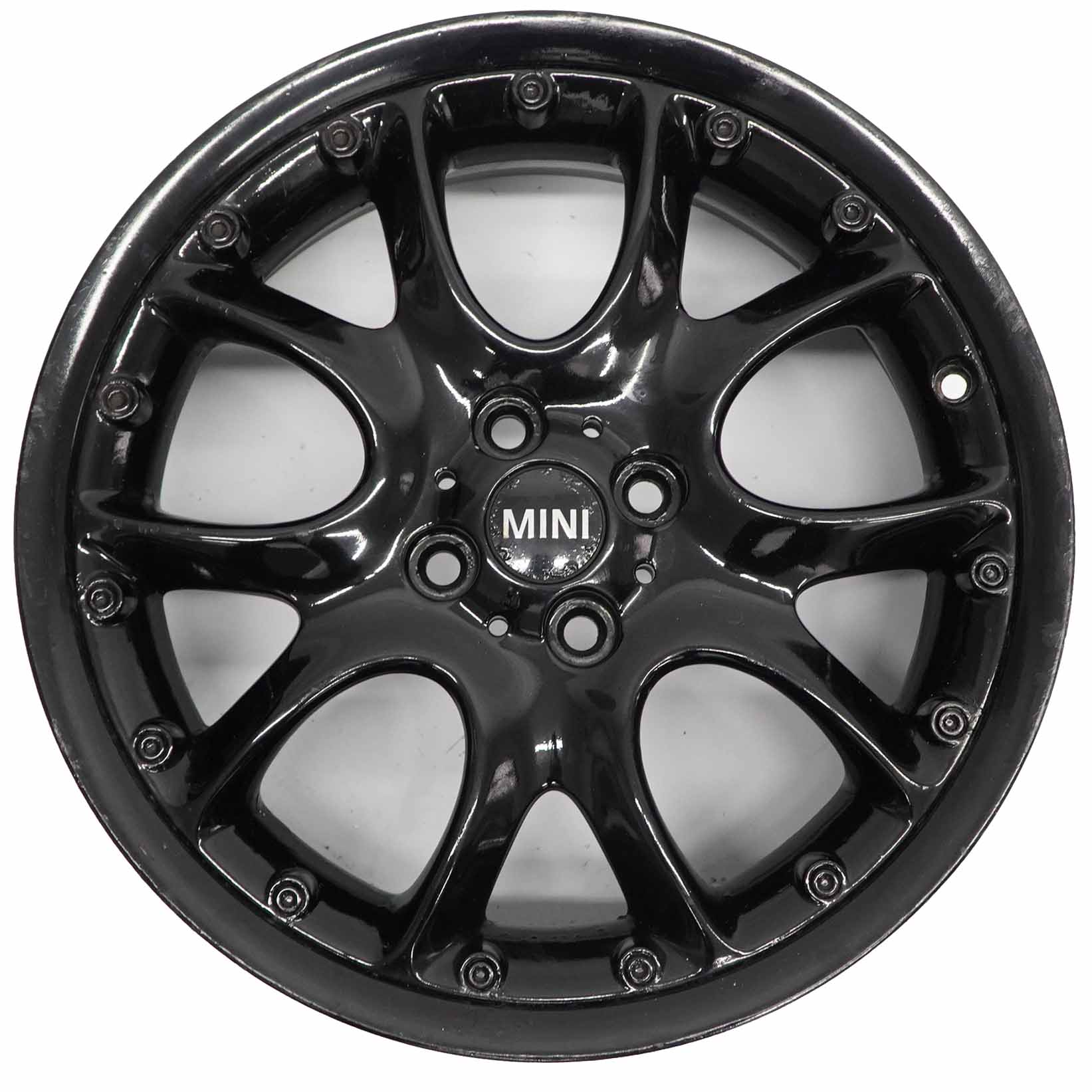 Mini Cooper R50 R53 R55 R56 Noir Jante 7J ET:48 17" Web Spoke Composite 98