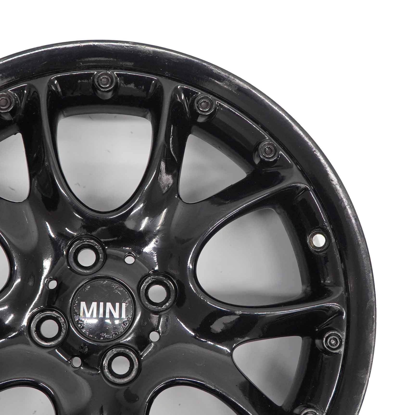 Mini Cooper R50 R53 R55 R56 Noir Jante 7J ET:48 17" Web Spoke Composite 98