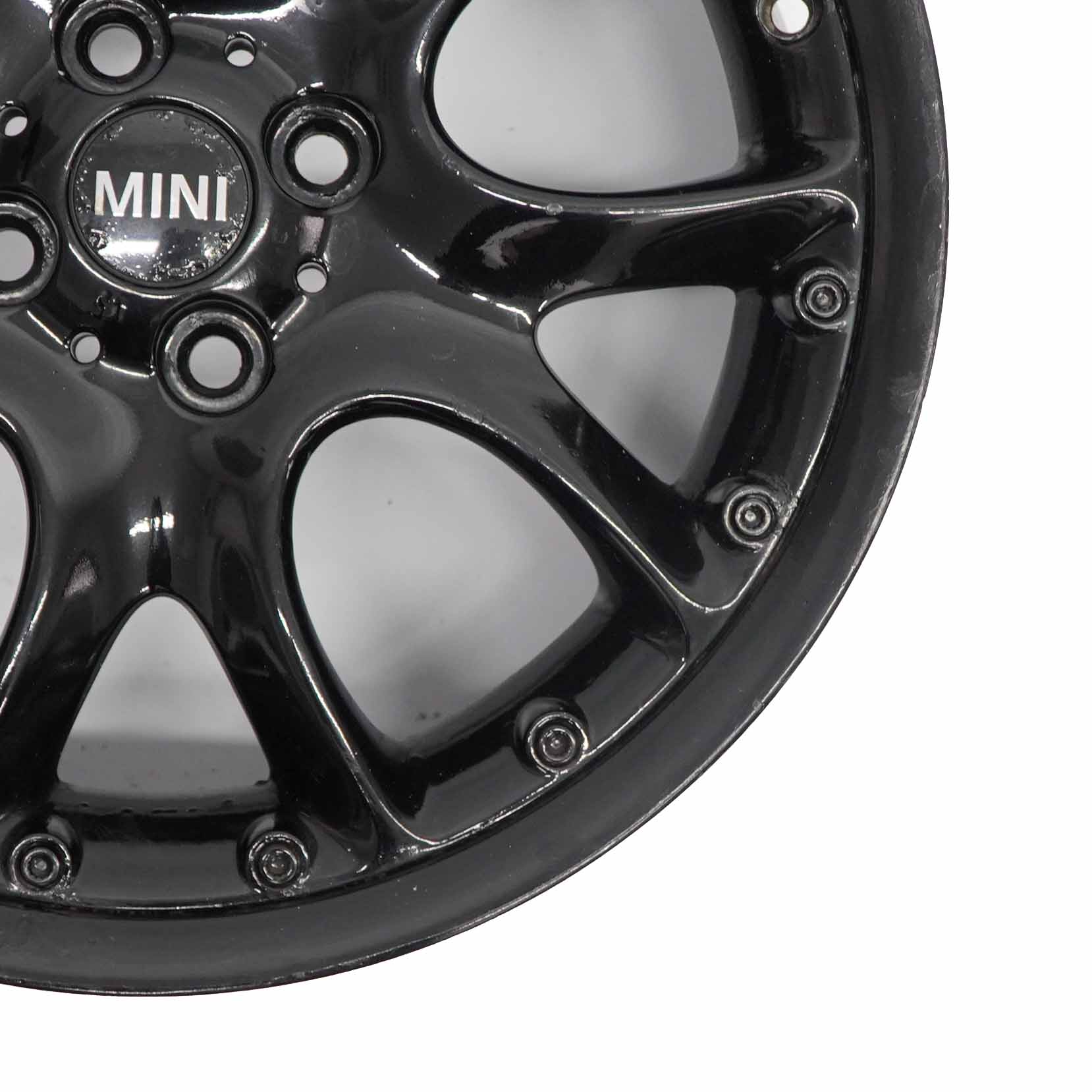 Mini Cooper R50 R53 R55 R56 Noir Jante 7J ET:48 17" Web Spoke Composite 98