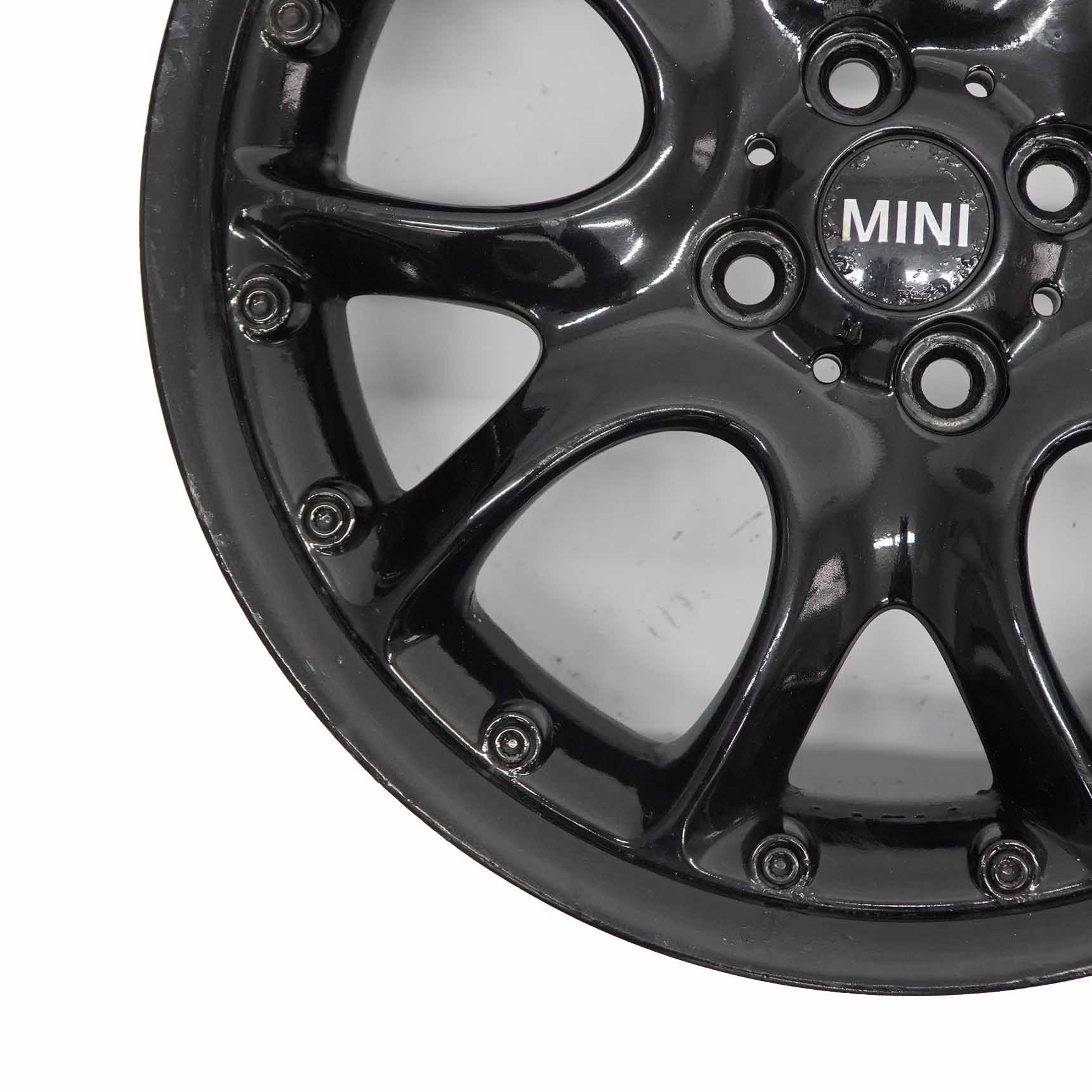 Mini Cooper R50 R53 R55 R56 Noir Jante 7J ET:48 17" Web Spoke Composite 98