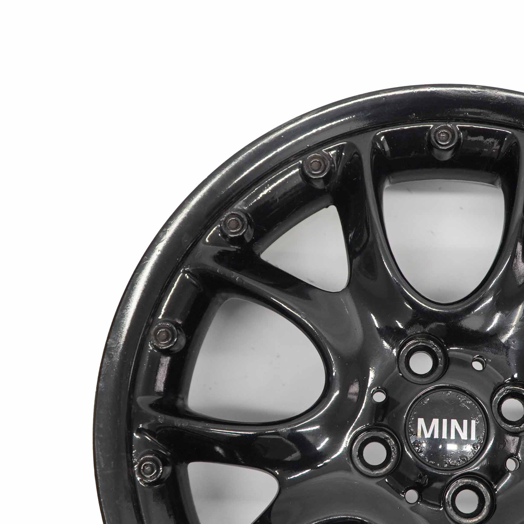 Mini Cooper R50 R53 R55 R56 Noir Jante 7J ET:48 17" Web Spoke Composite 98