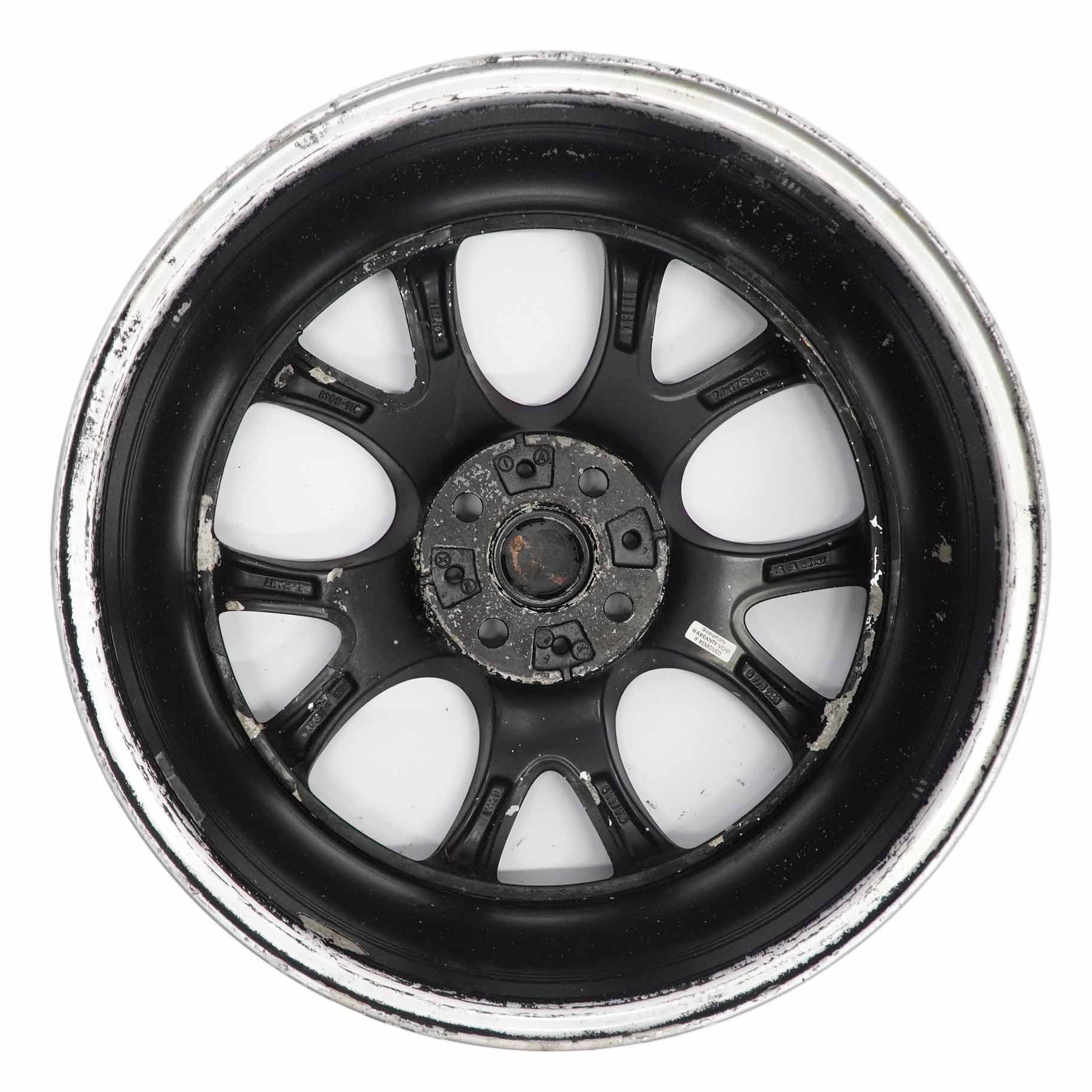 Mini Cooper R50 R53 R55 R56 Noir Jante 7J ET:48 17" Web Spoke Composite 98