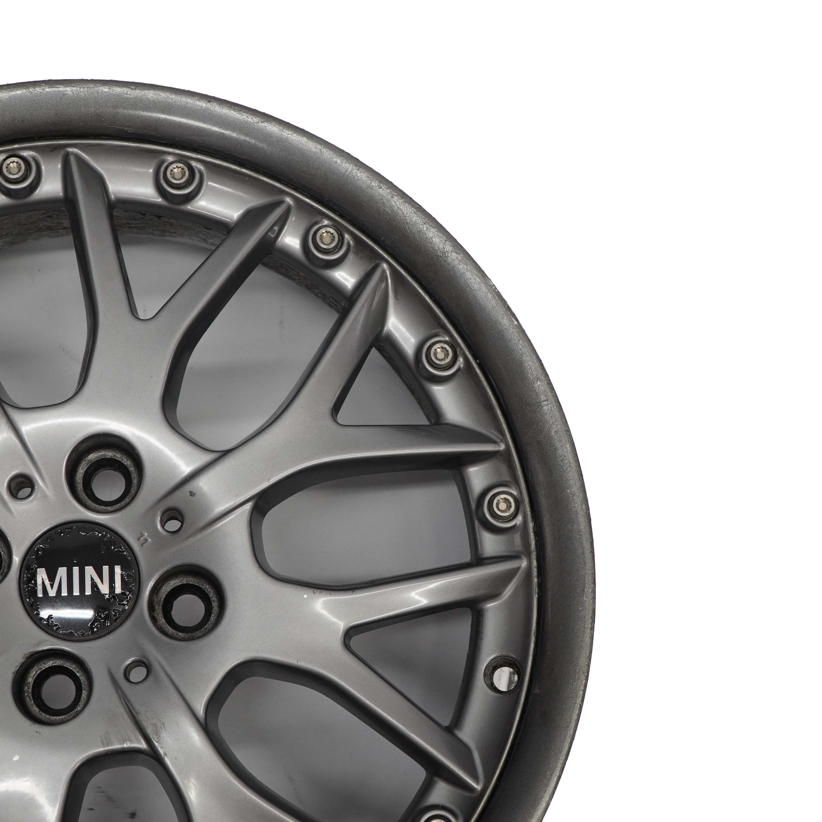 Mini Cooper One R50 R52 R53 R55 R56 Anthracite Jante 7J 17" ET:48 Croix Spoke