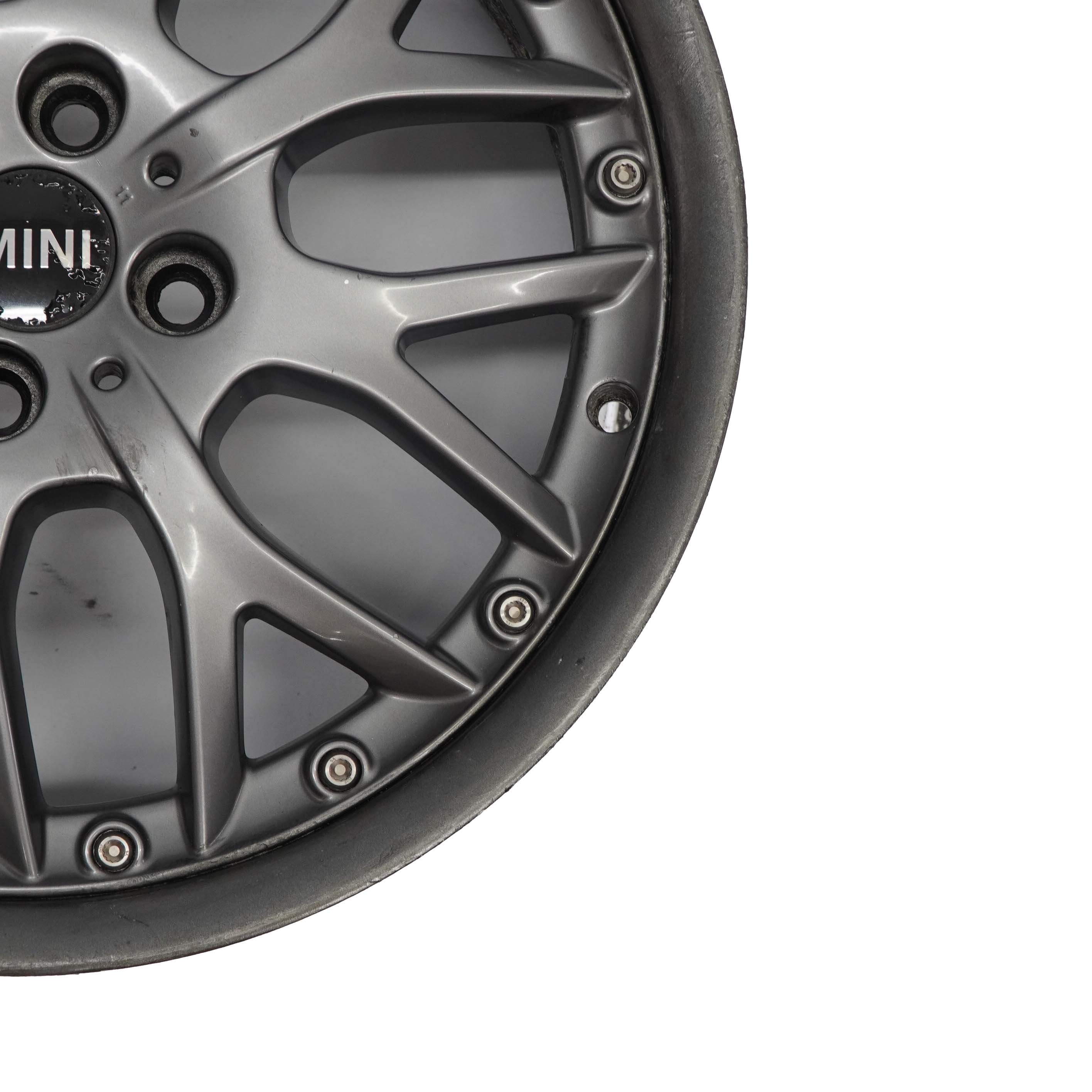 Mini Cooper One R50 R52 R53 R55 R56 Anthracite Jante 7J 17" ET:48 Croix Spoke