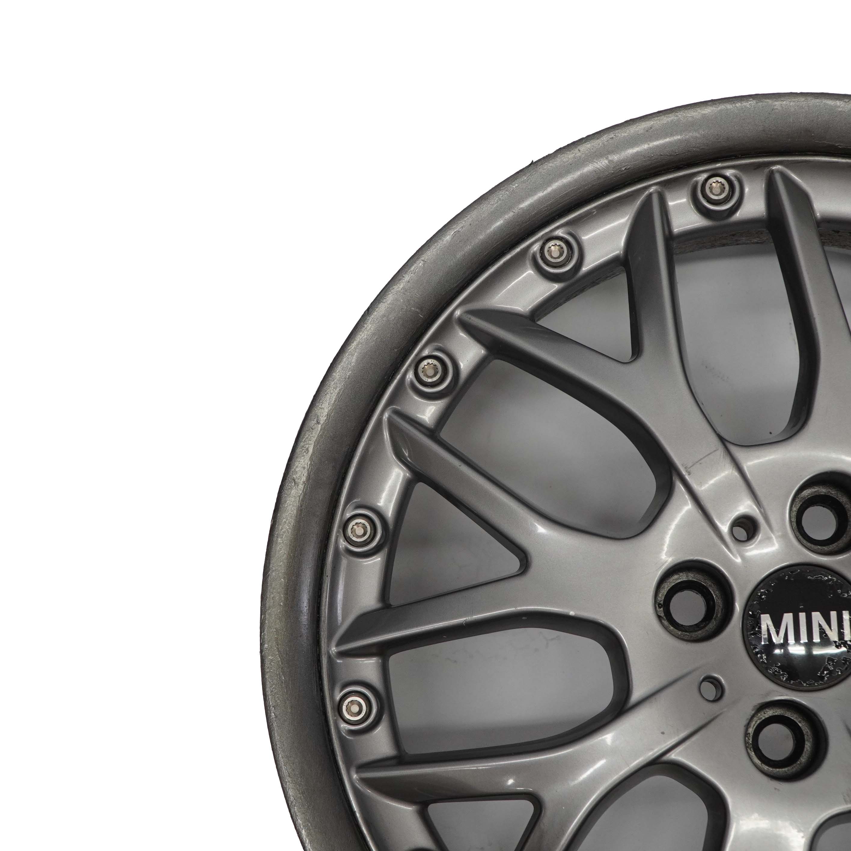 Mini Cooper One R50 R52 R53 R55 R56 Anthracite Jante 7J 17" ET:48 Croix Spoke