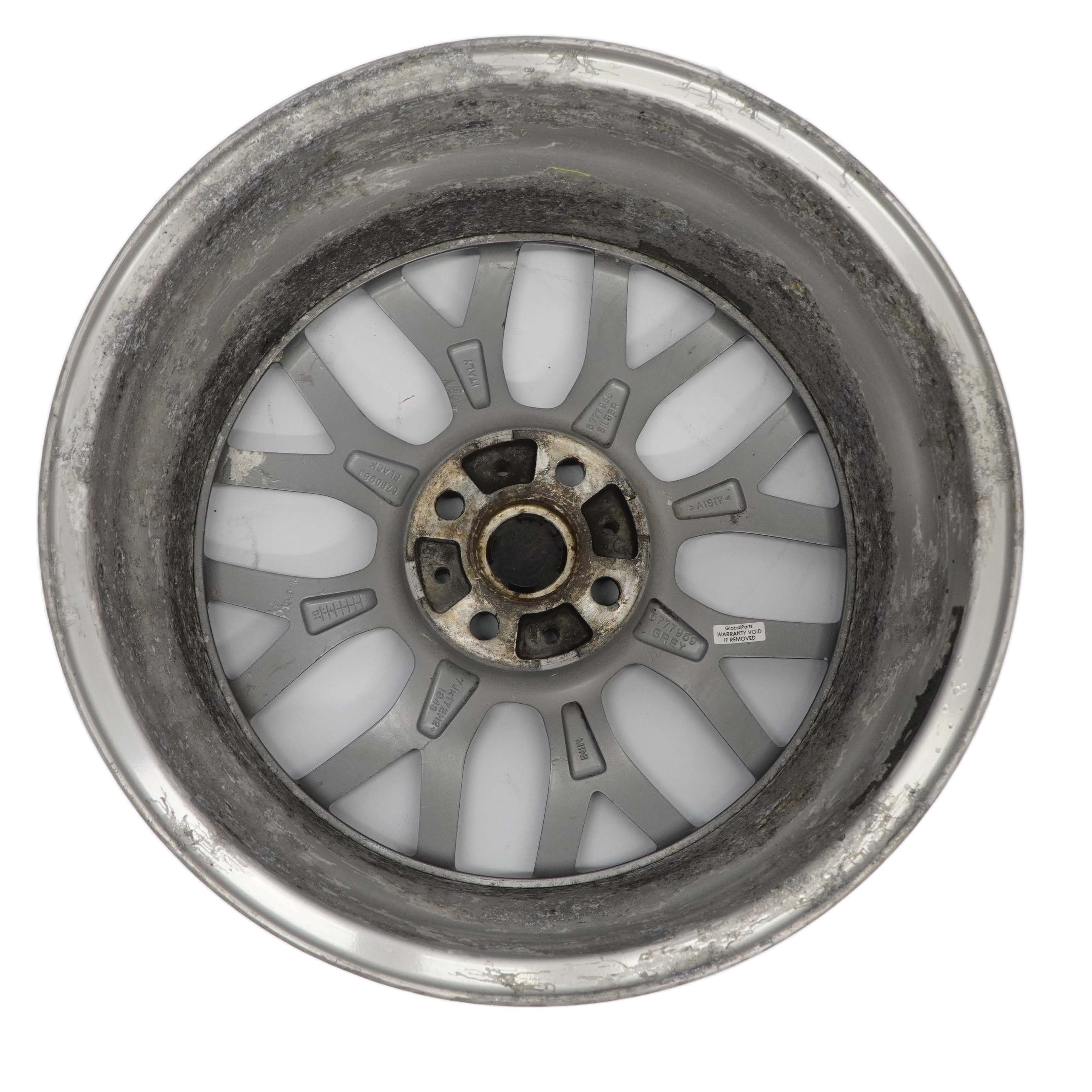 Mini Cooper One R50 R52 R53 R55 R56 Anthracite Jante 7J 17" ET:48 Croix Spoke