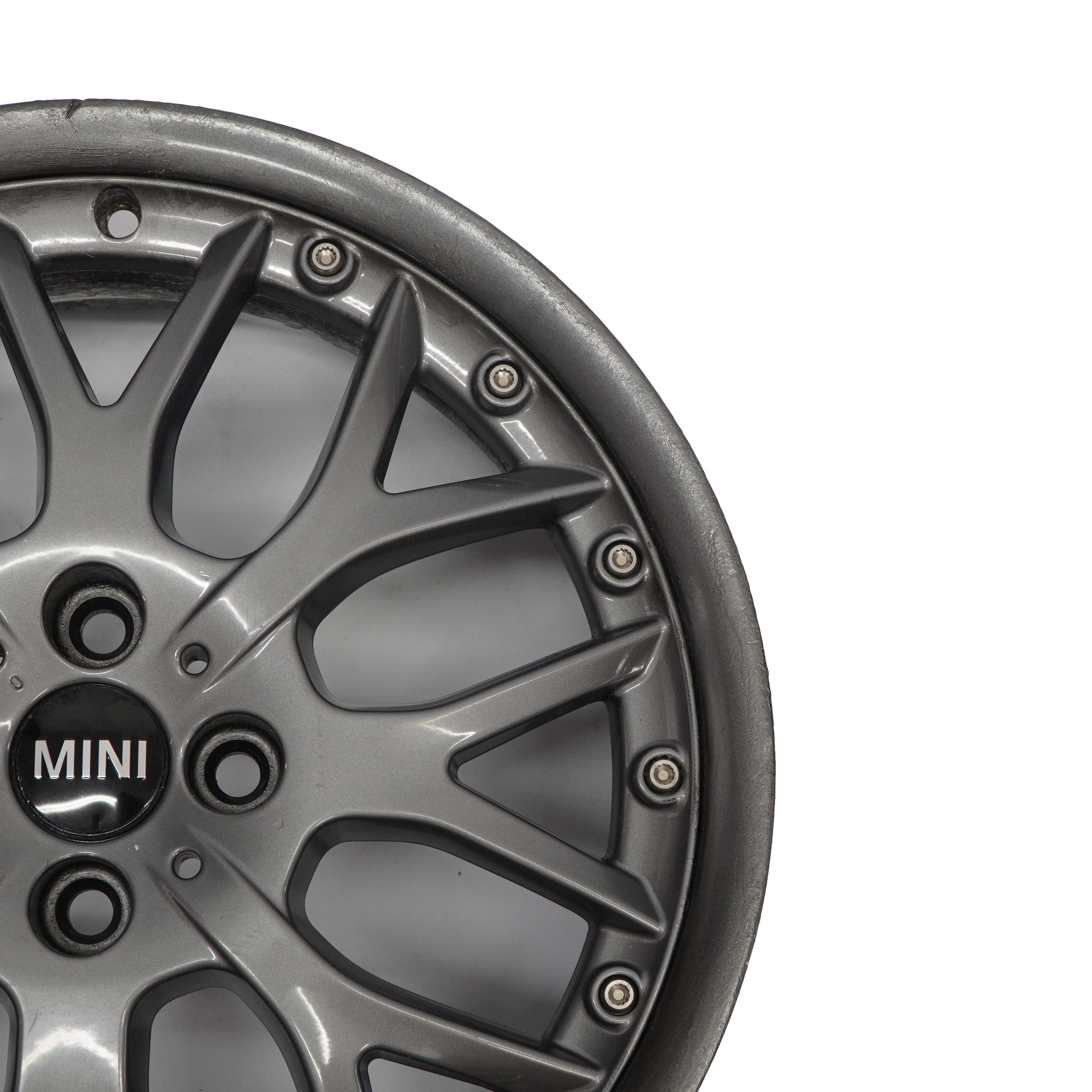 Mini Cooper One R50 R52 R53 R55 R56 Anthracite Jante 7J 17" ET:48 Cross Spoke