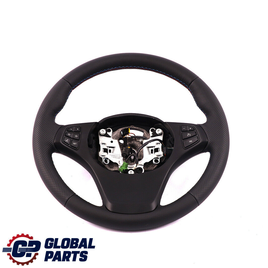 BMW X3 X5 Series E53 E83 NEW Black Leather Sport Steering Wheel M-tricoloured