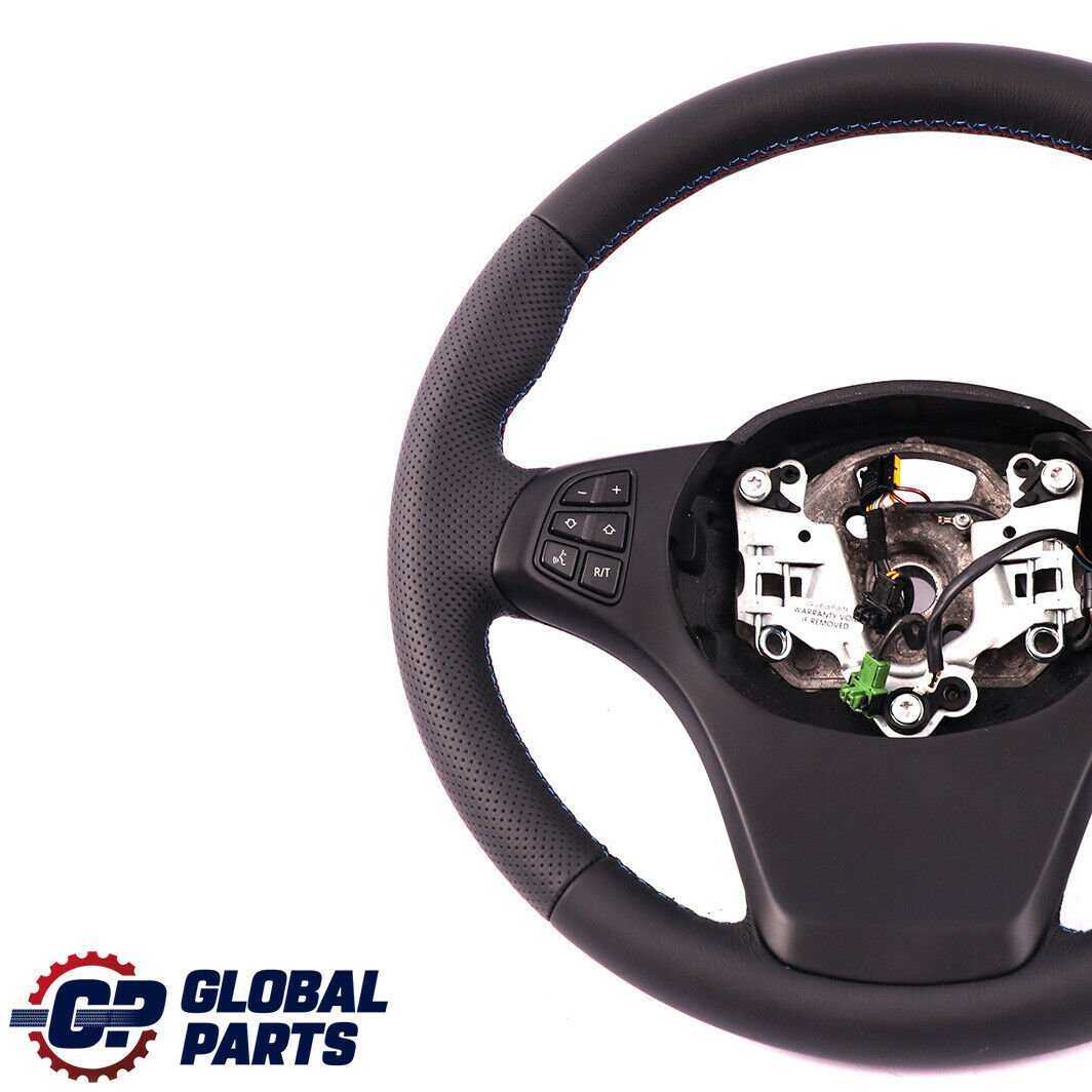 BMW X3 X5 Series E53 E83 NEW Black Leather Sport Steering Wheel M-tricoloured