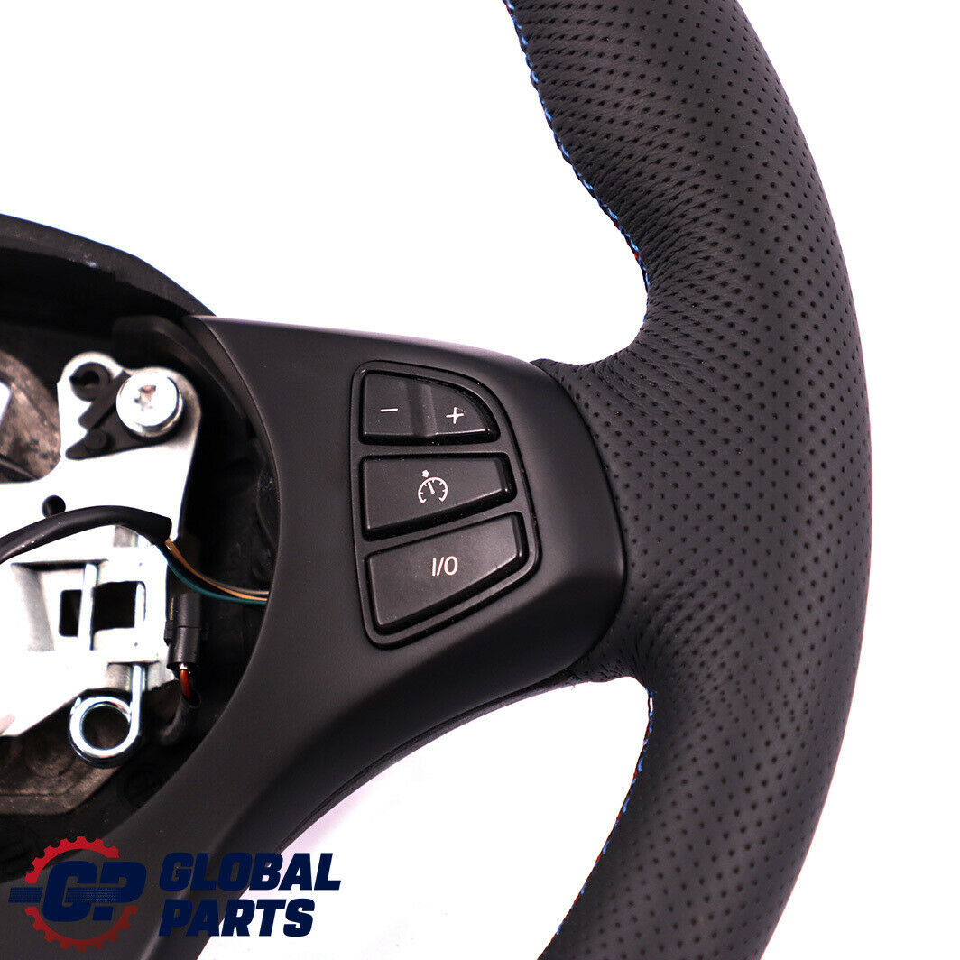 BMW X3 X5 Series E53 E83 NEW Black Leather Sport Steering Wheel M-tricoloured