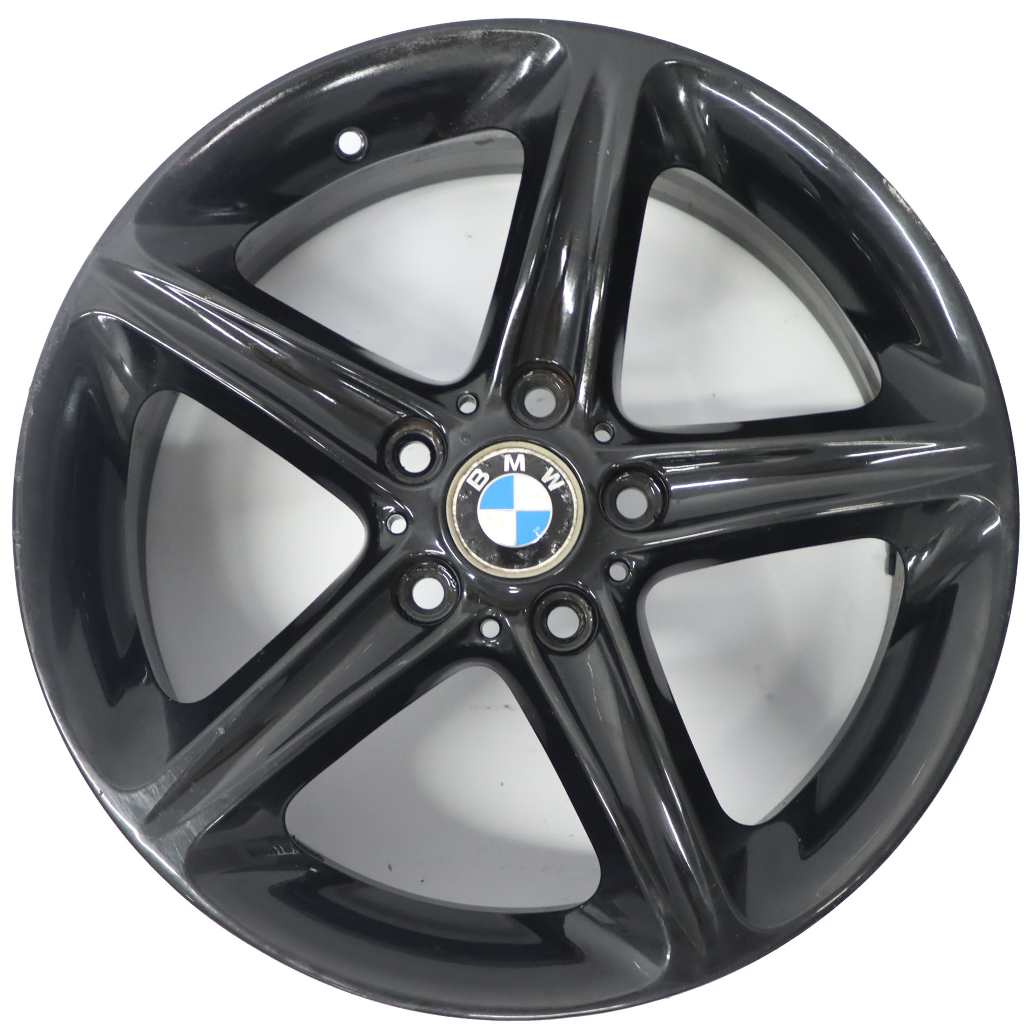 BMW E81 E87 LCI Jante alliage noire 18" Rayon étoile 264 7,5J ET:49 6779800