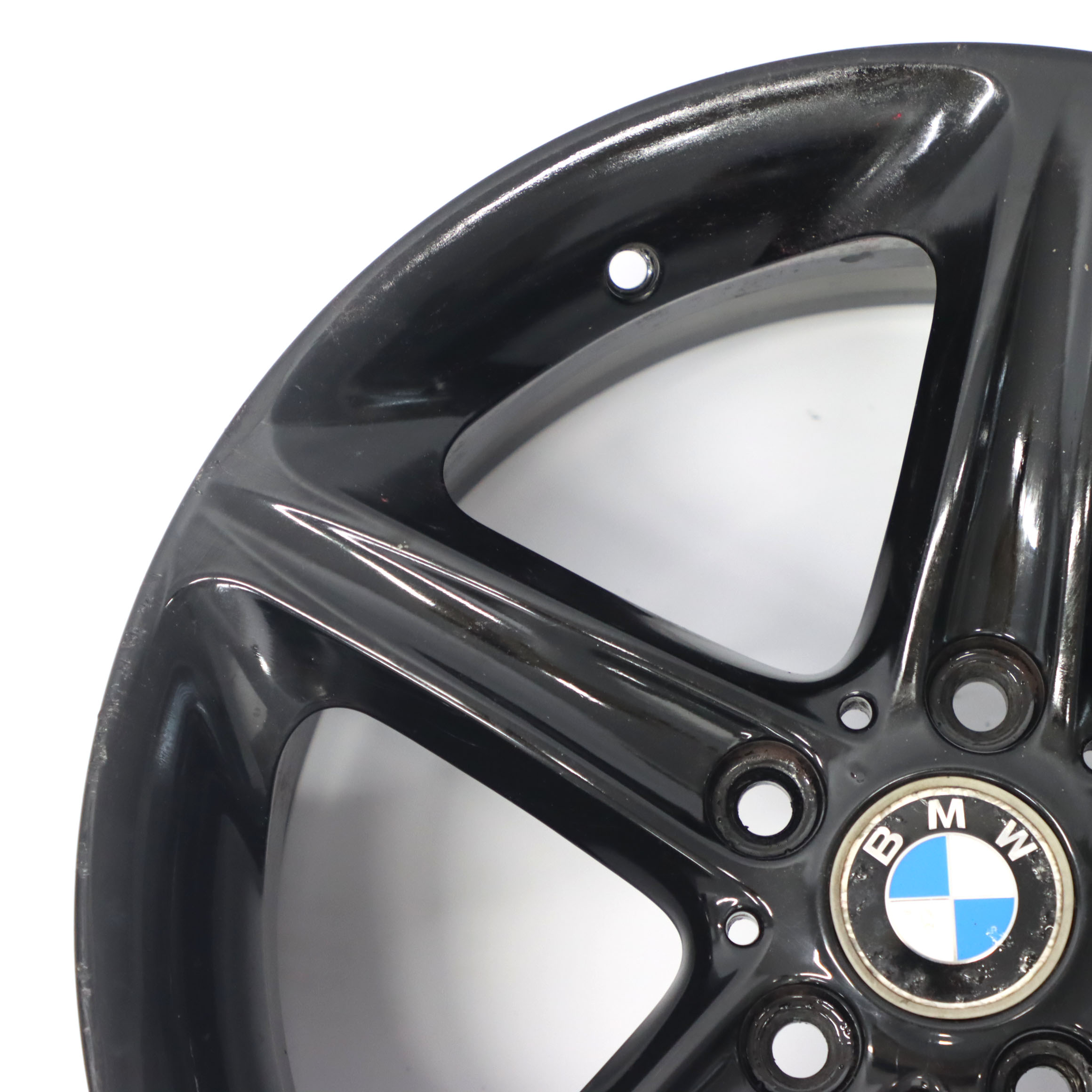 BMW E81 E87 LCI Jante alliage noire 18" Rayon étoile 264 7,5J ET:49 6779800