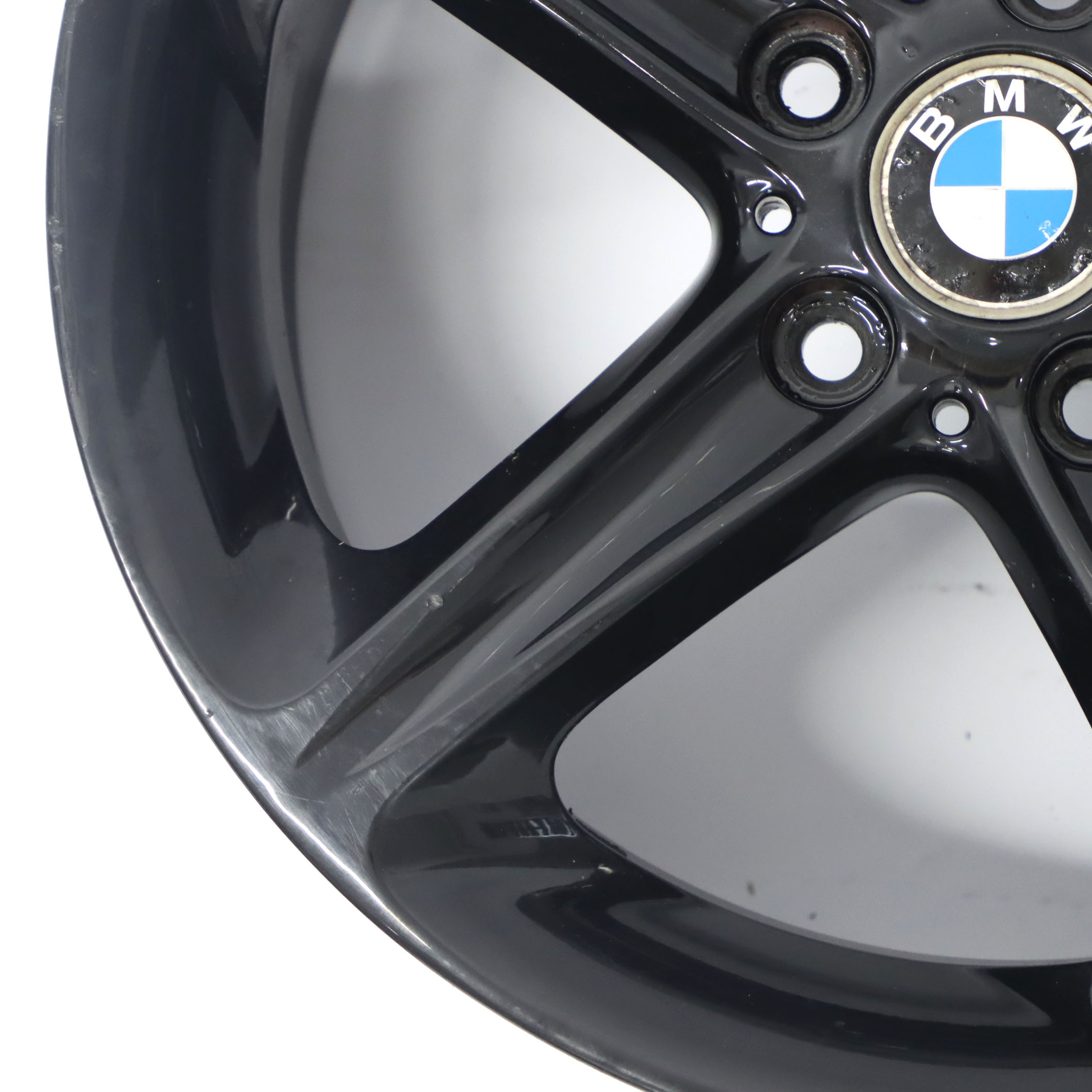 BMW E81 E87 LCI Jante alliage noire 18" Rayon étoile 264 7,5J ET:49 6779800