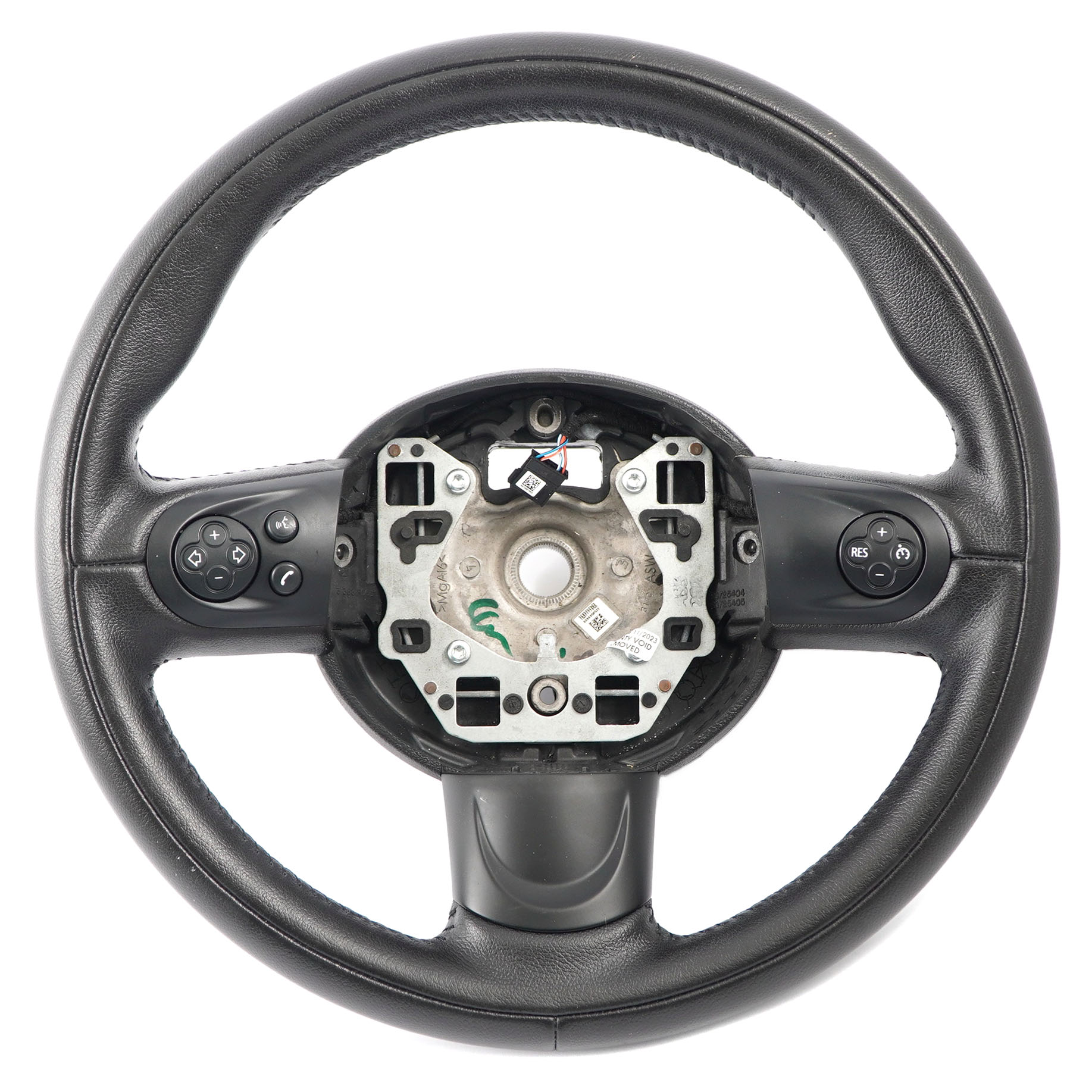  Mini Cooper R56 LCI R60 Black Leather Sports Multifunction Steering Wheel