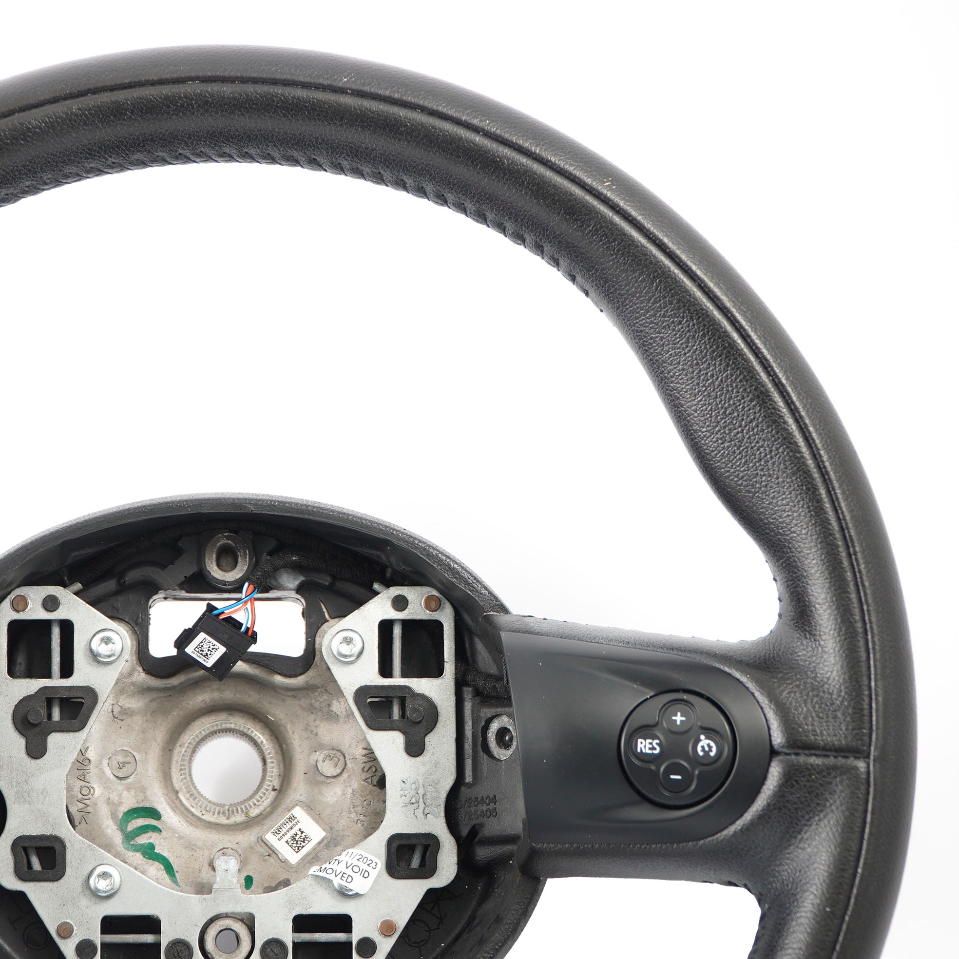  Mini Cooper R56 LCI R60 Black Leather Sports Multifunction Steering Wheel