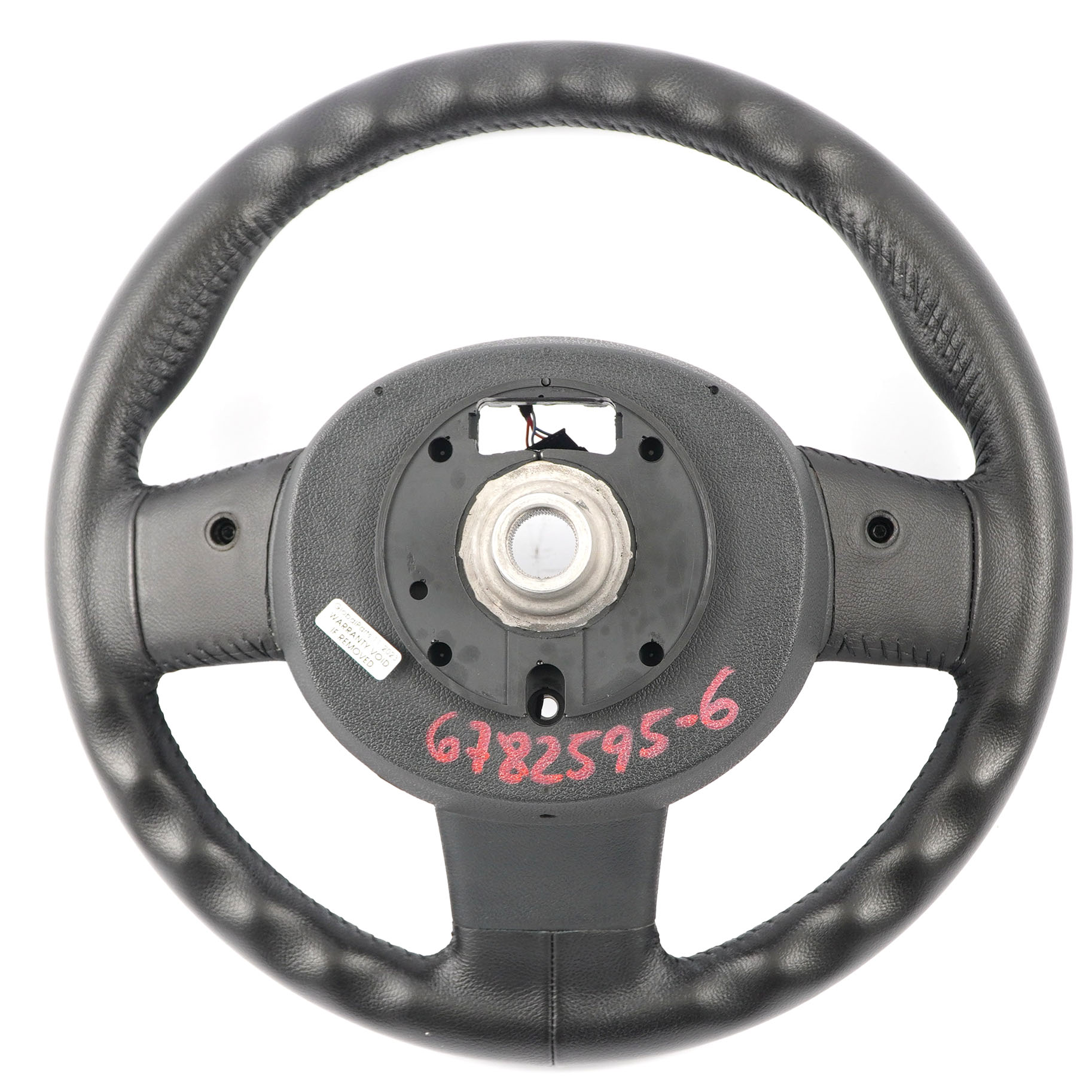  Mini Cooper R56 LCI R60 Black Leather Sports Multifunction Steering Wheel