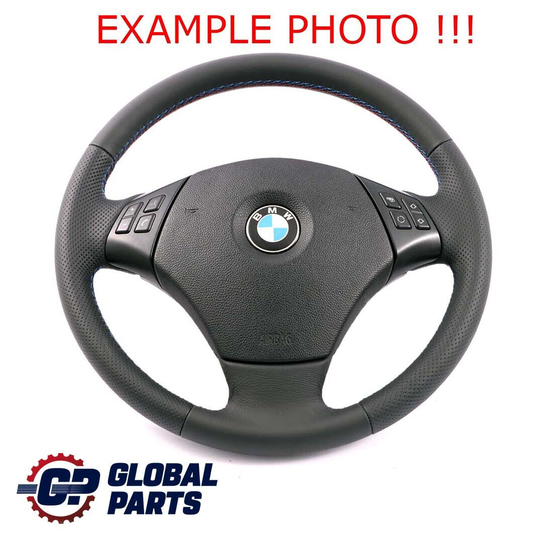 BMW 3 X1 Series E84 E90 E91 NEW M Sport Look Leather Steering Wheel M-tricolored