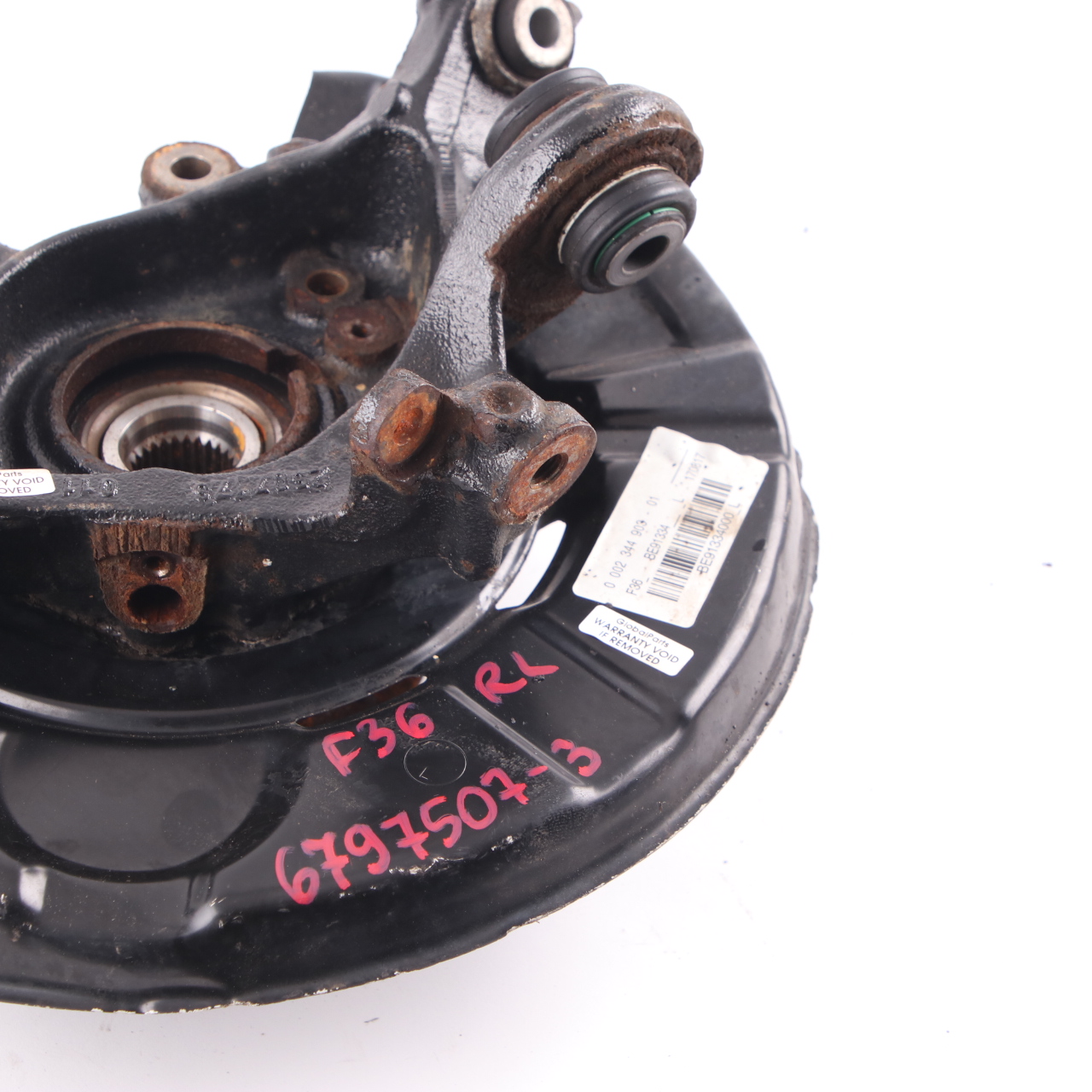 BMW F32 F36 Support de roue essieu suspension arrière gauche Moyeu roue 6797507