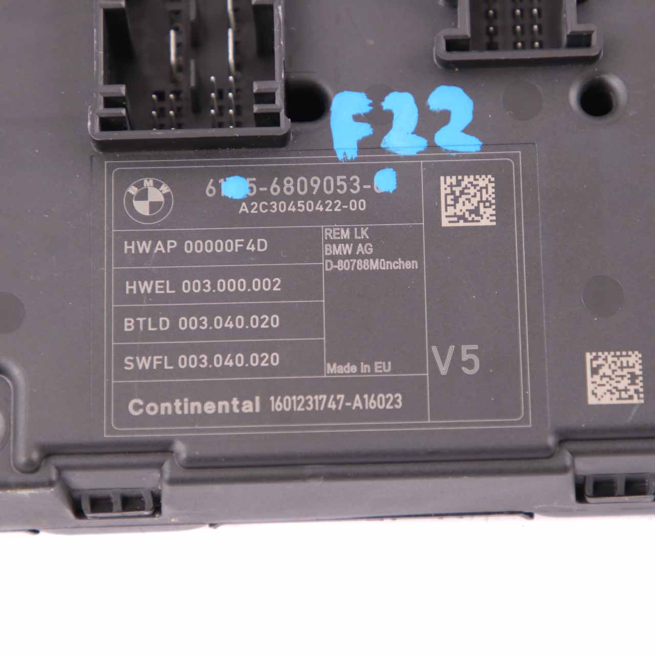 BMW F20 F22 F30 Module Arriere Rem Boite Fusibles Unite Controle V5 ECU 