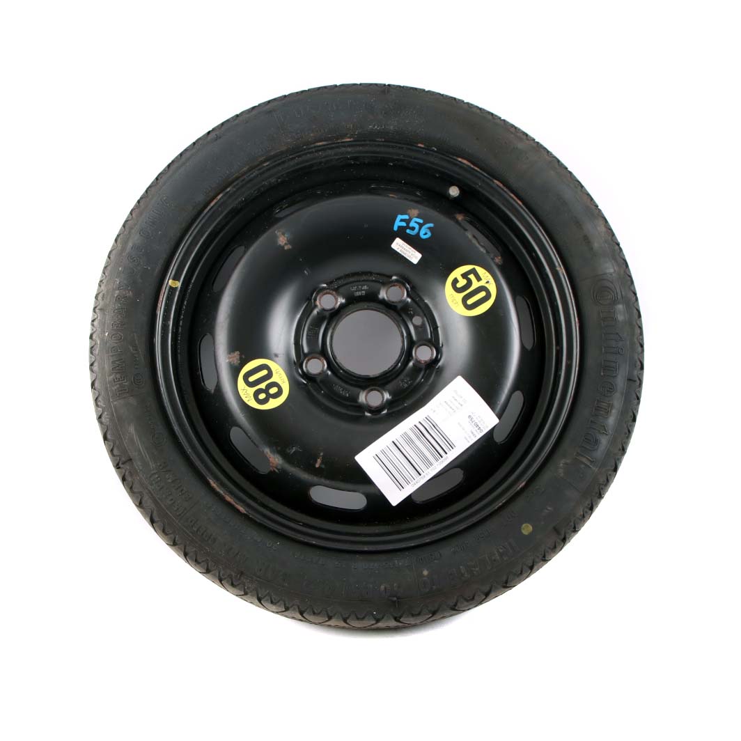 Roue de secours Mini F55 F56 Compact Acier noir 115/70 R15 3,5J ET:28 6851506