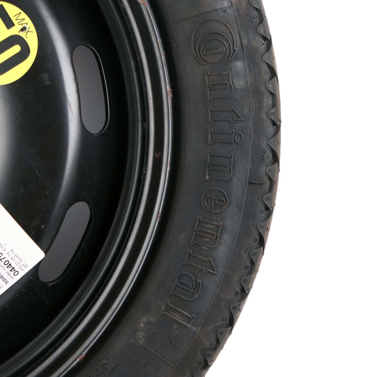 Roue de secours Mini F55 F56 Compact Acier noir 115/70 R15 3,5J ET:28 6851506