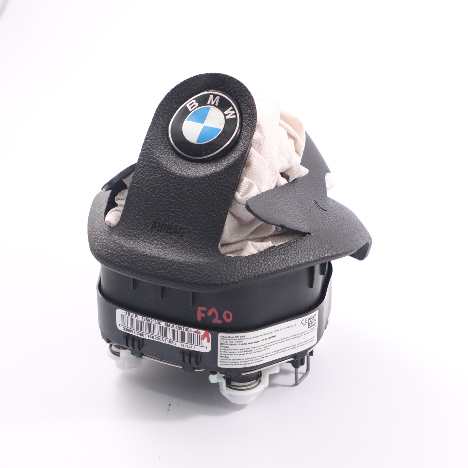 BMW F20 F30 Steering Wheel Driver's Side Airbag Module 6791332 DAMAGED