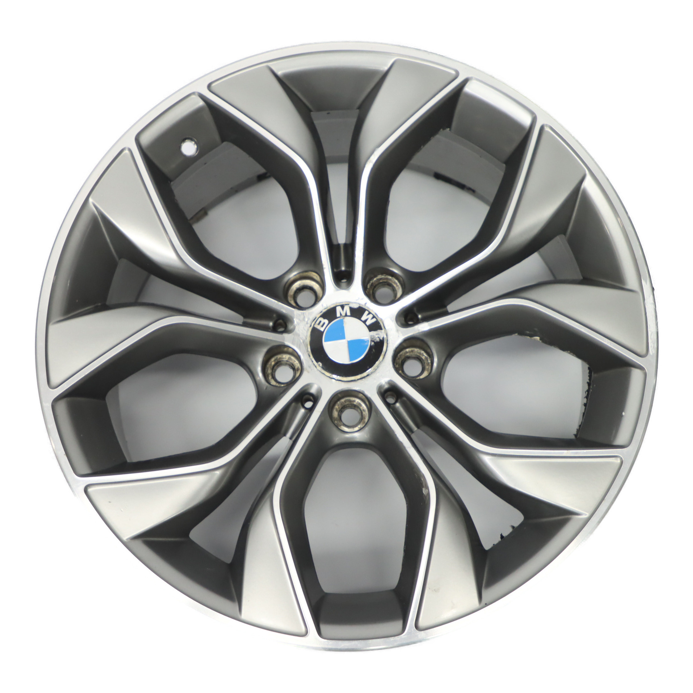 BMW X3 F25 Jante arrière alliage Reflex Argent 19" Y Spoke 9,5J ET:48 6862891